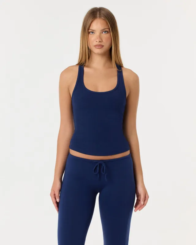 Racer Longline Rib Tank | Navy made by CSB