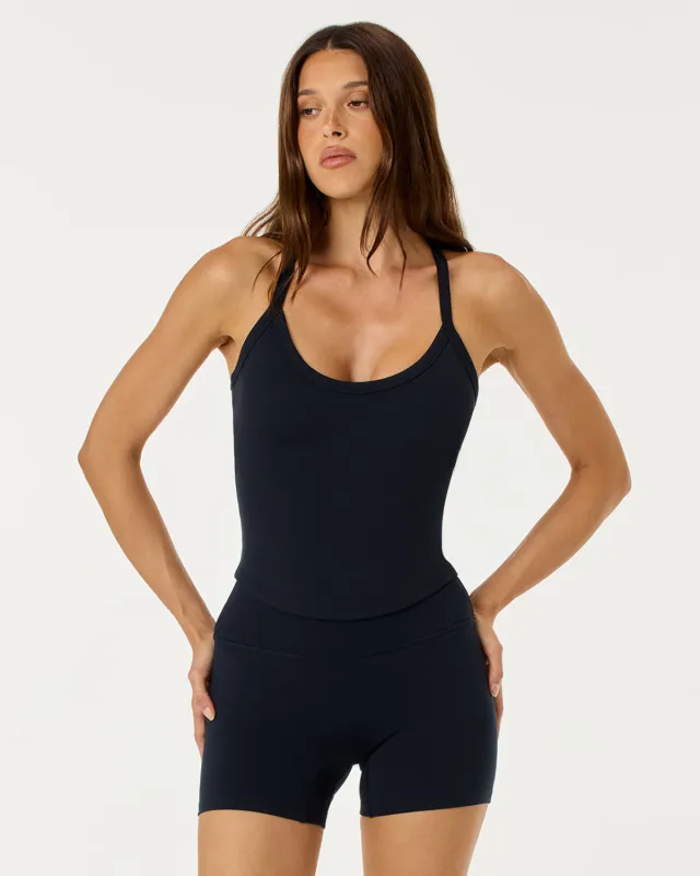 Serenity Camille Tank | Black made by Crop Shop Boutique