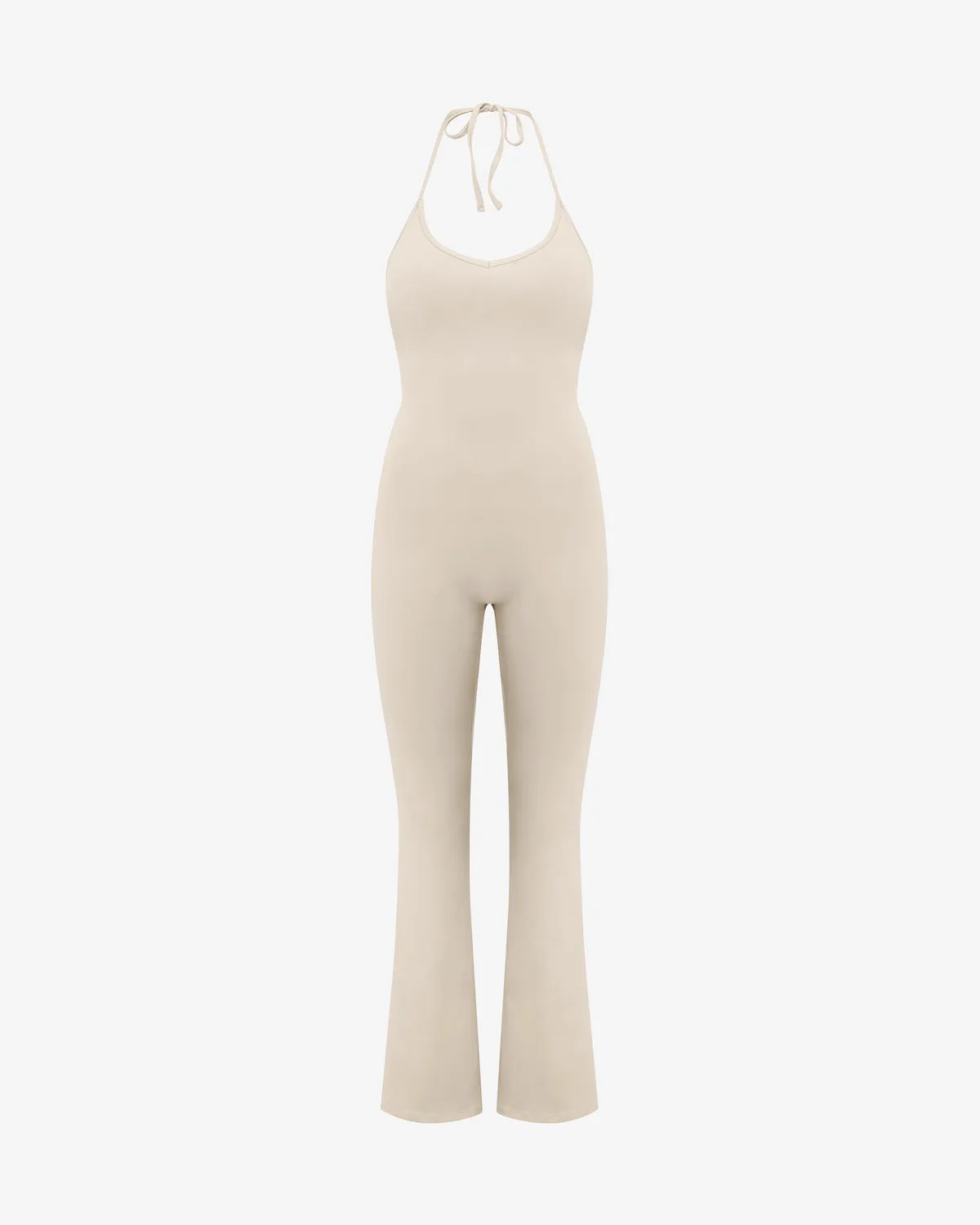 Form Flare Jumpsuit | Fawn sold by CSB product image thumbnail 4