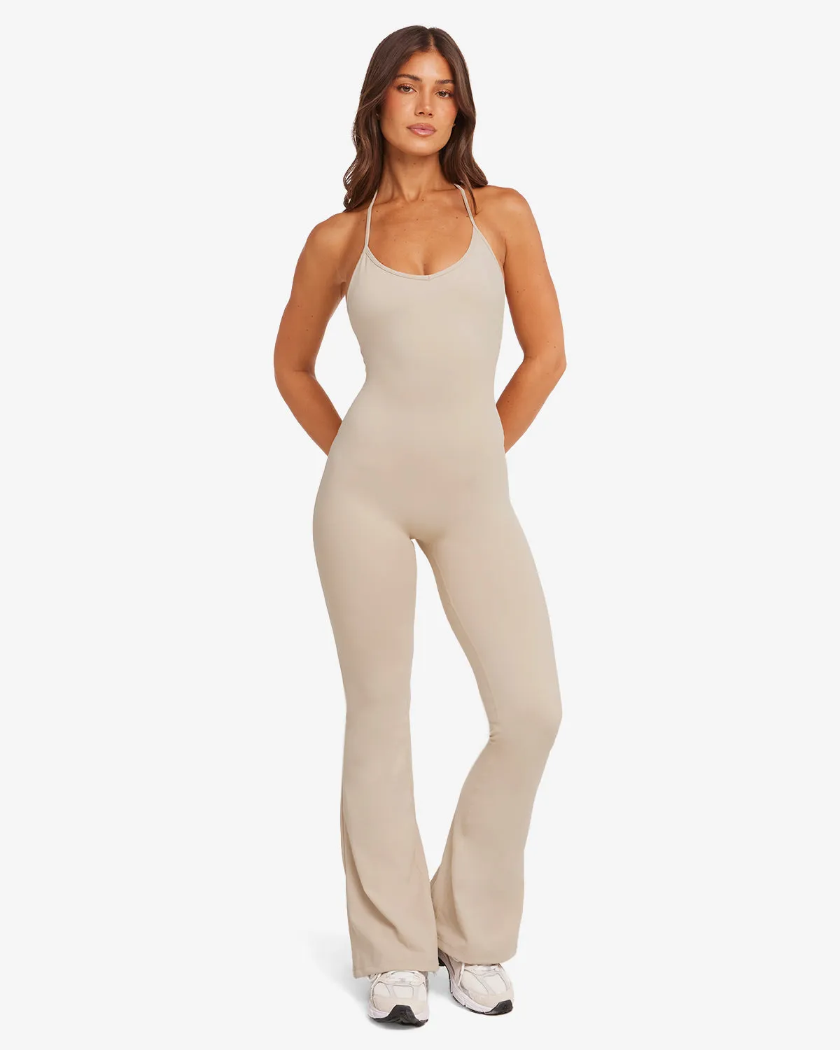 Form Flare Jumpsuit | Fawn sold by CSB