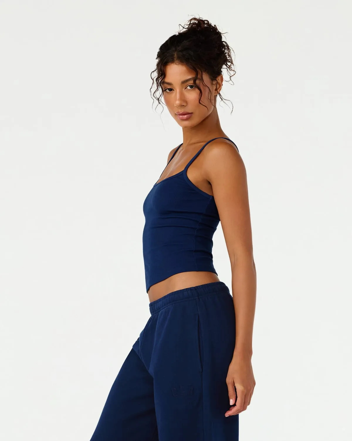 Rib Cami Tank | Navy sold by CSB product image thumbnail 4