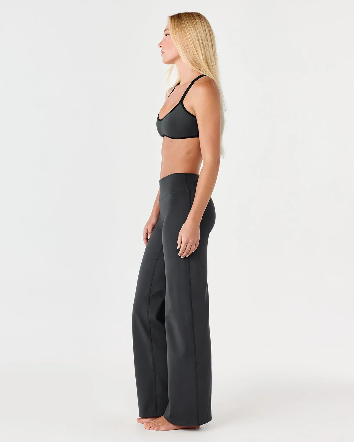 Serenity Soft Mid Rise Straight Leg Pants | Shadow sold by CSB product image thumbnail 4