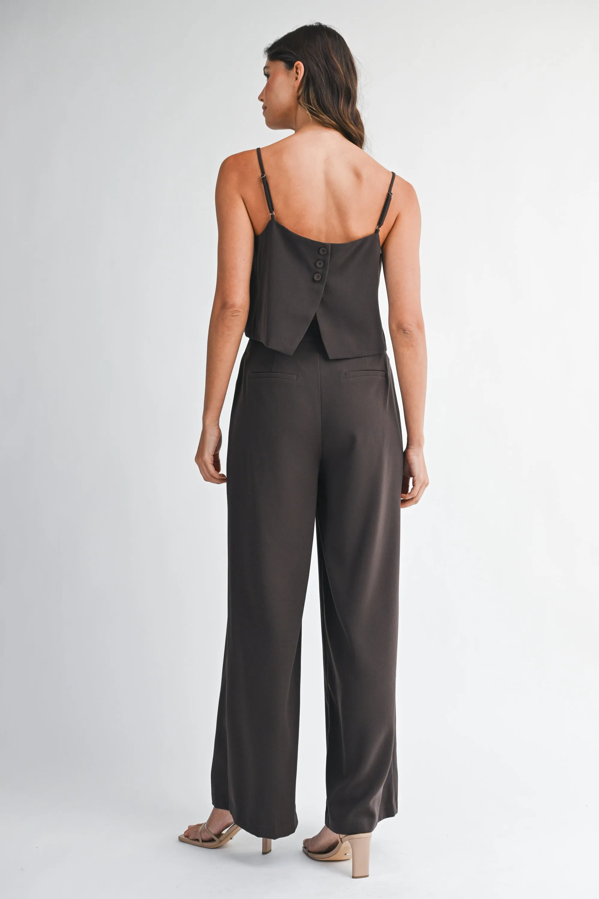 TATIANA STRAP SHOULDER TOP AND PANTS SET sold by MABLE product image thumbnail 5