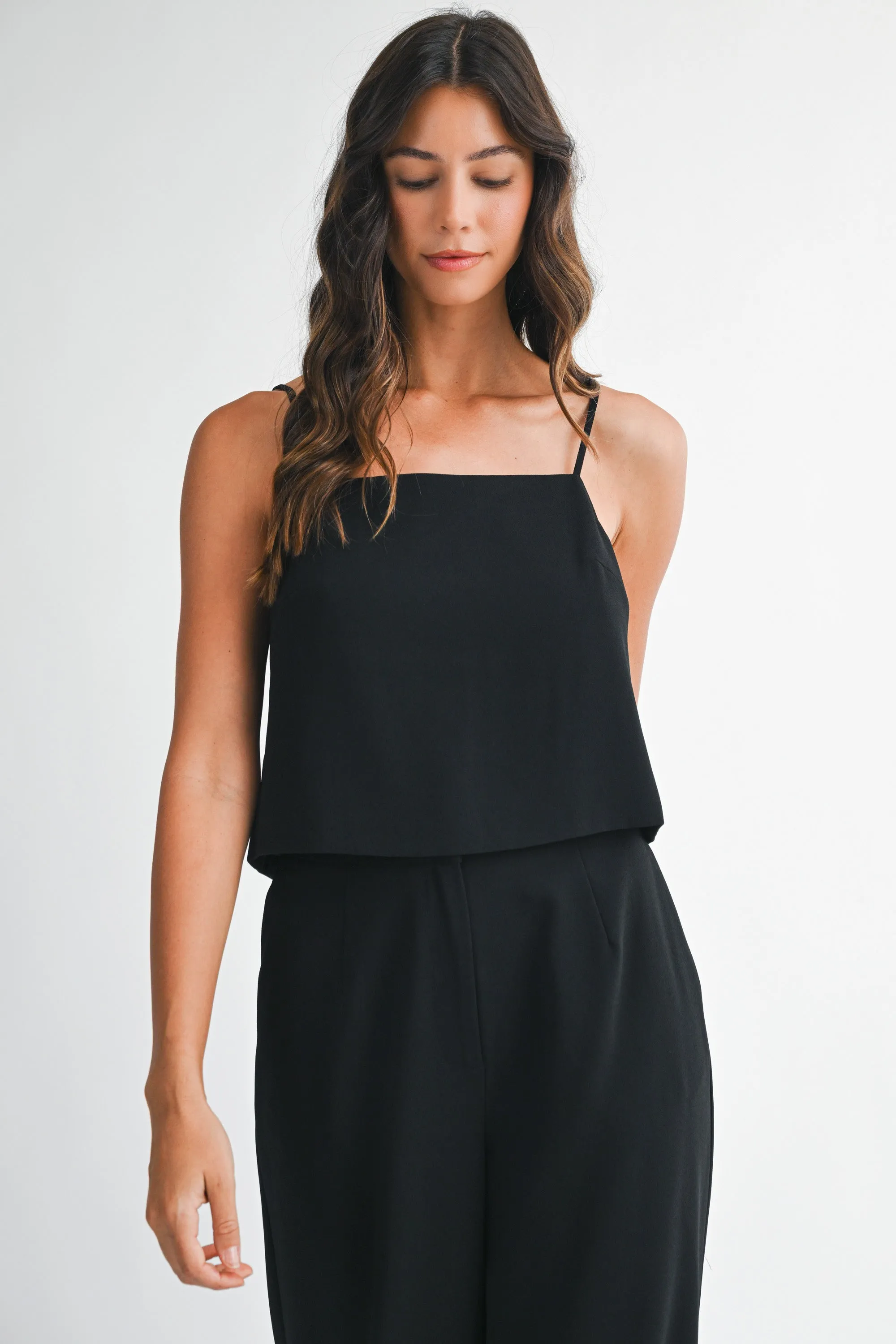 TATIANA STRAP SHOULDER TOP AND PANTS SET sold by MABLE product image thumbnail 3