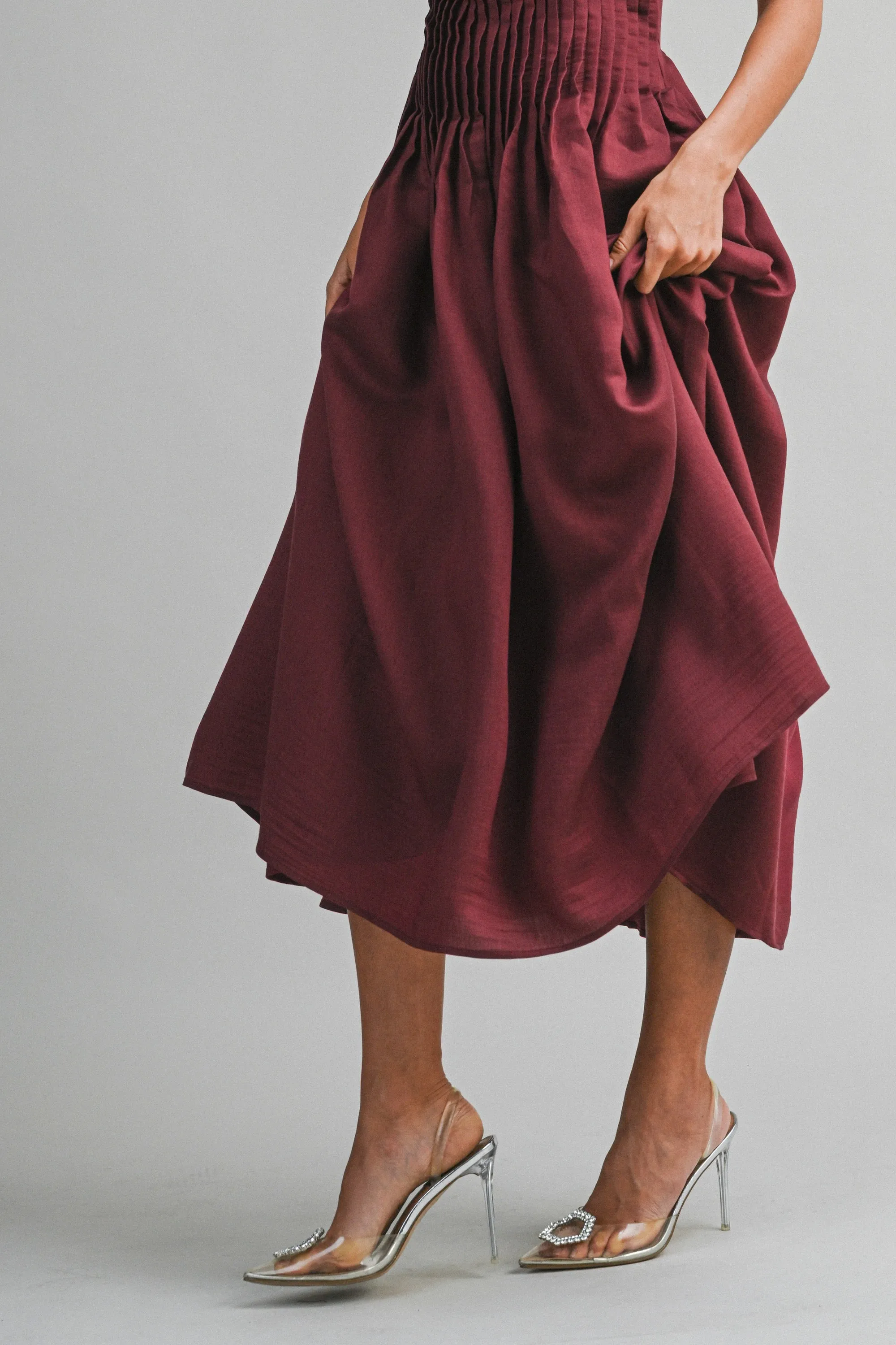 EVERLEE PLEATED MAXI DRESS sold by MABLE product image thumbnail 5