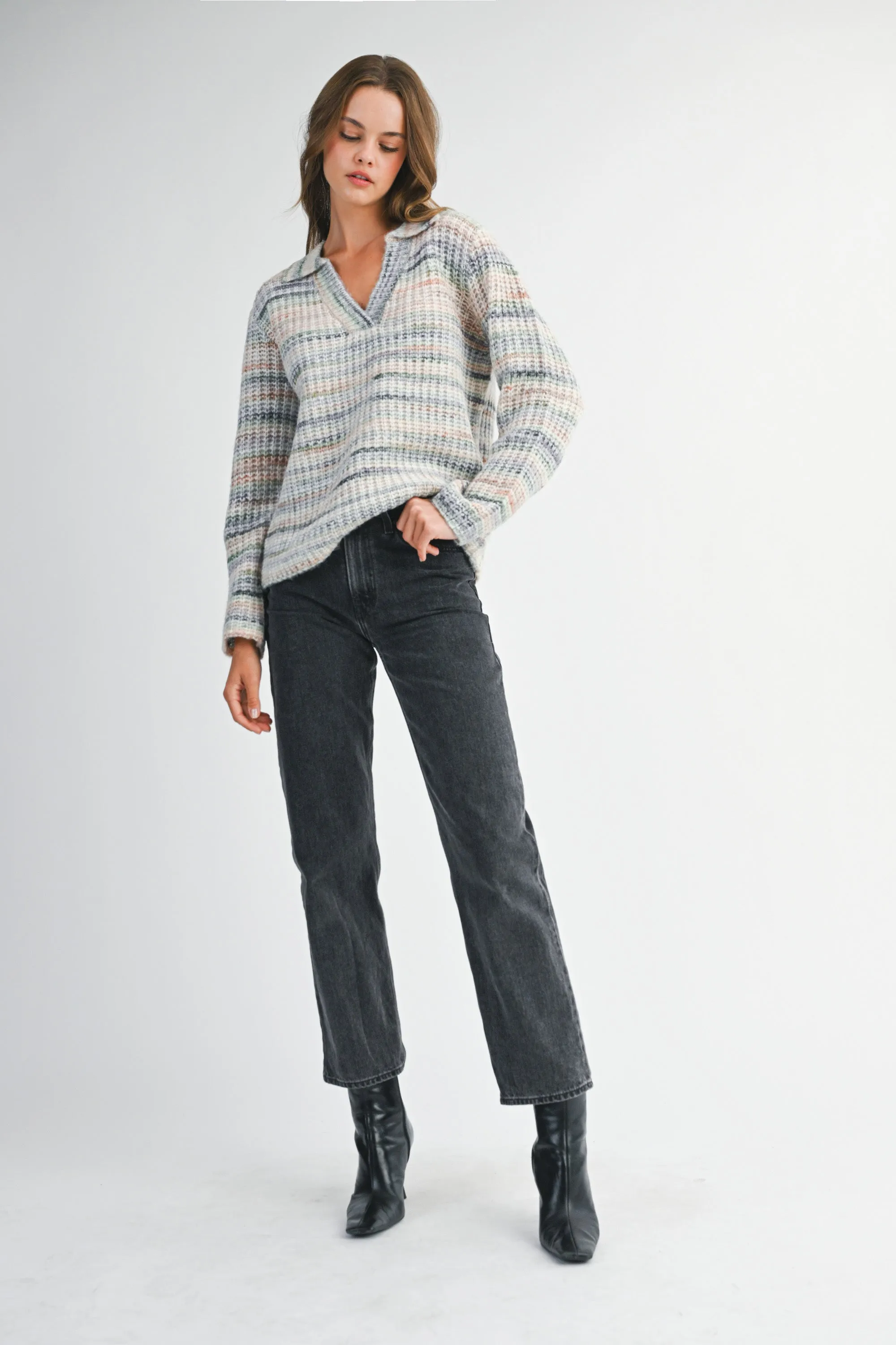 SELENA COLOR COLLAR SWEATER sold by MABLE product image thumbnail 5
