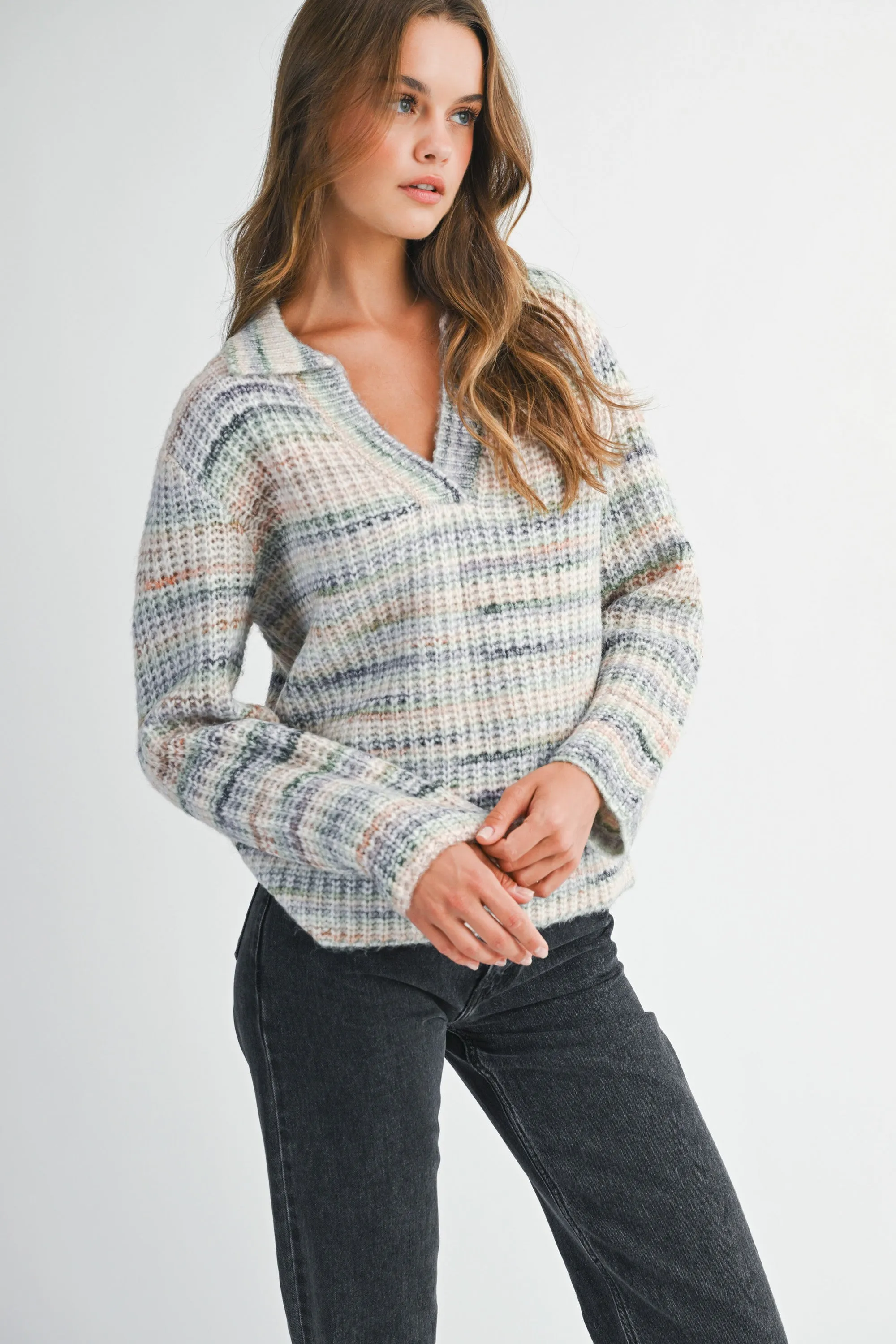 SELENA COLOR COLLAR SWEATER sold by MABLE product image thumbnail 2