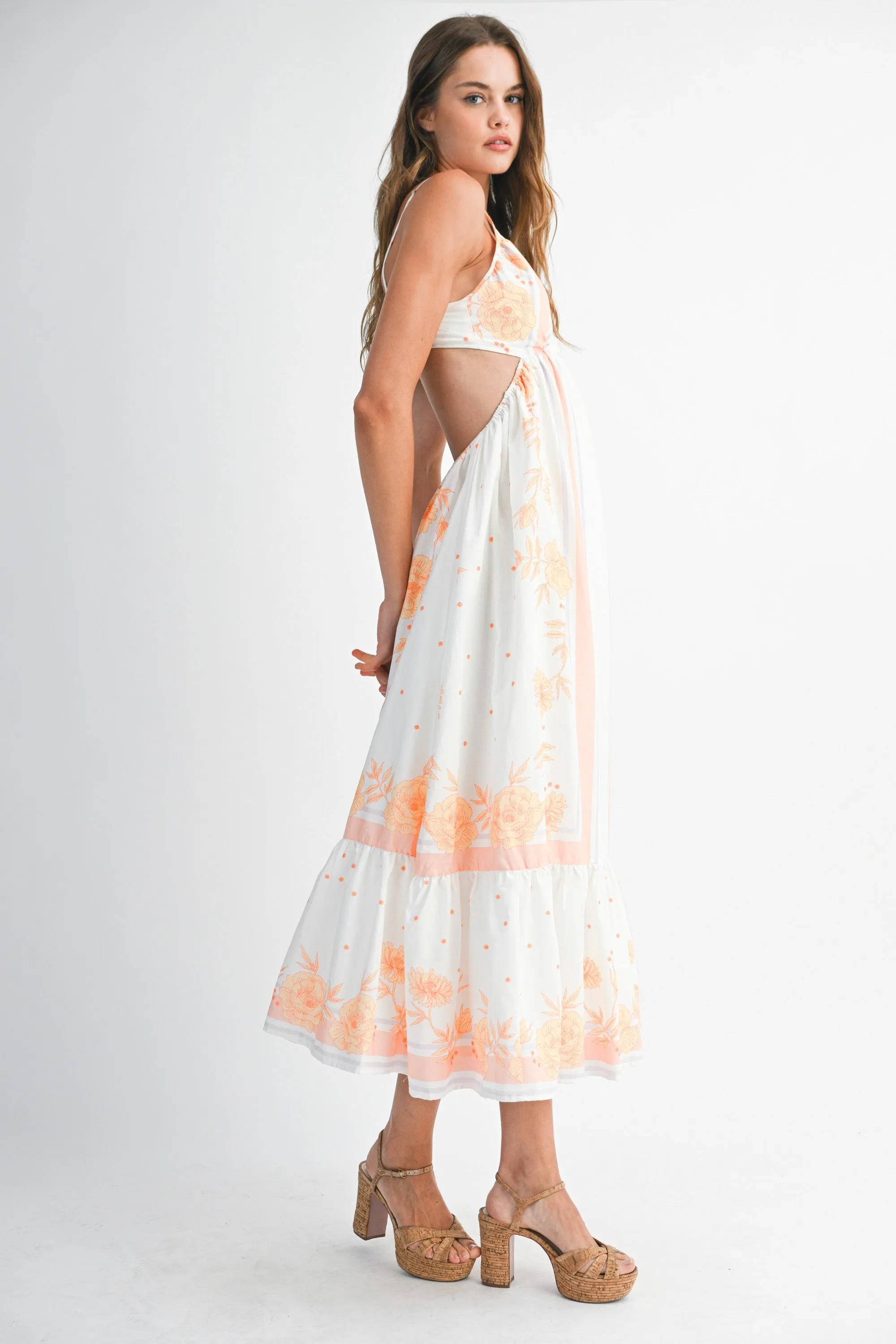 AUBREY PRINTED CAMI MIDI DRESS sold by MABLE product image thumbnail 2