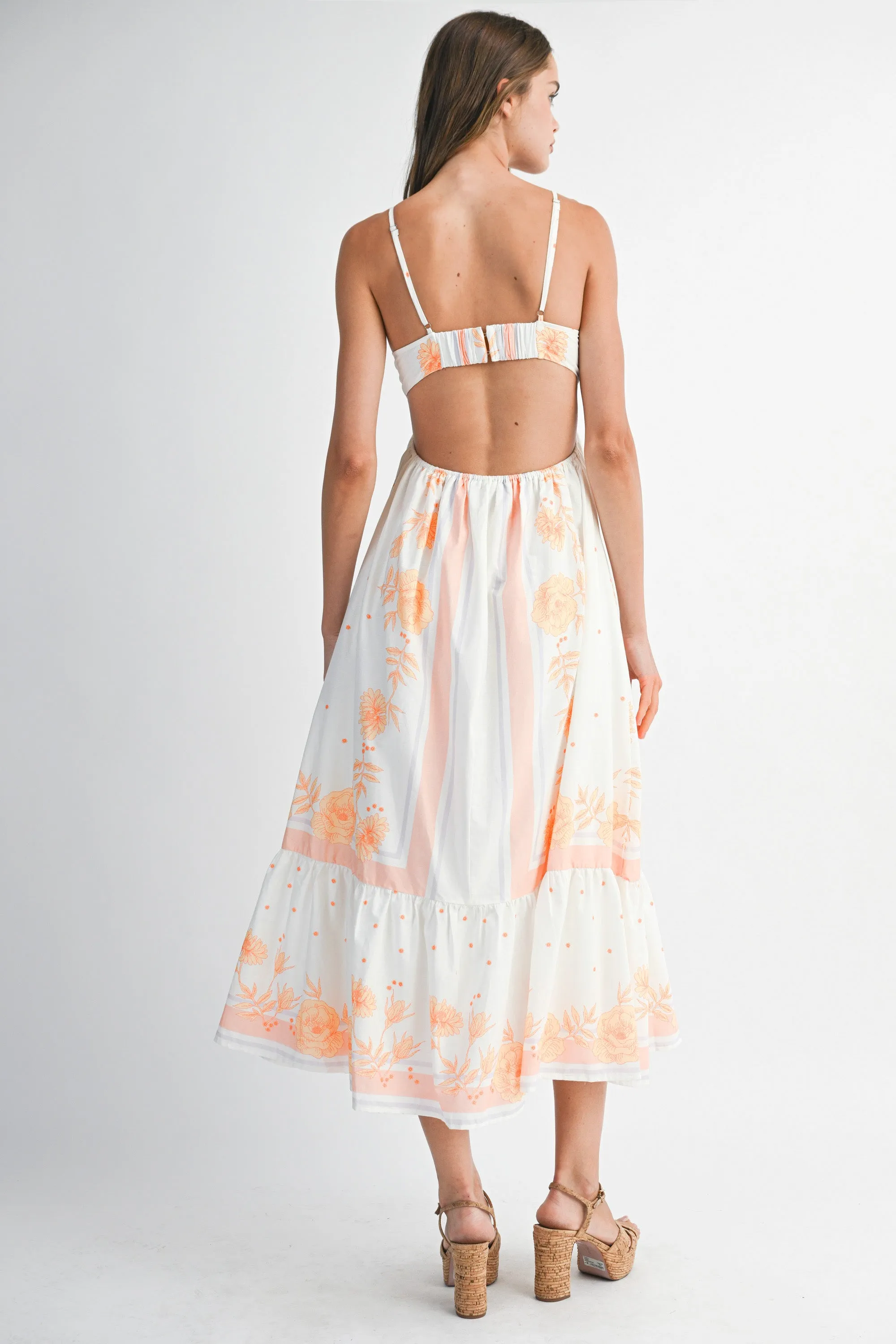 AUBREY PRINTED CAMI MIDI DRESS sold by MABLE product image thumbnail 3