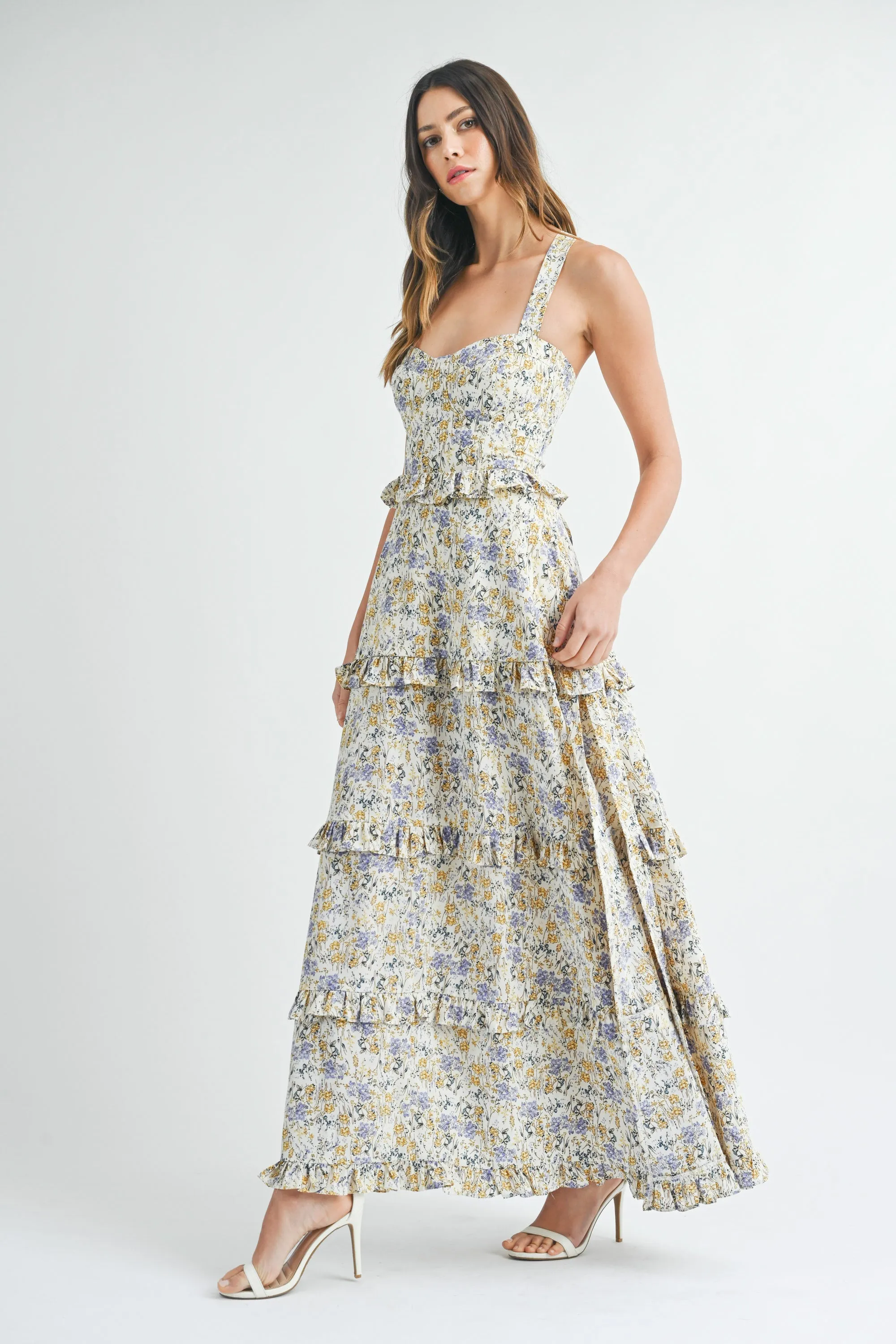 DOROTHY BUSTIER TIERED MAXI DRESS sold by MABLE product image thumbnail 2