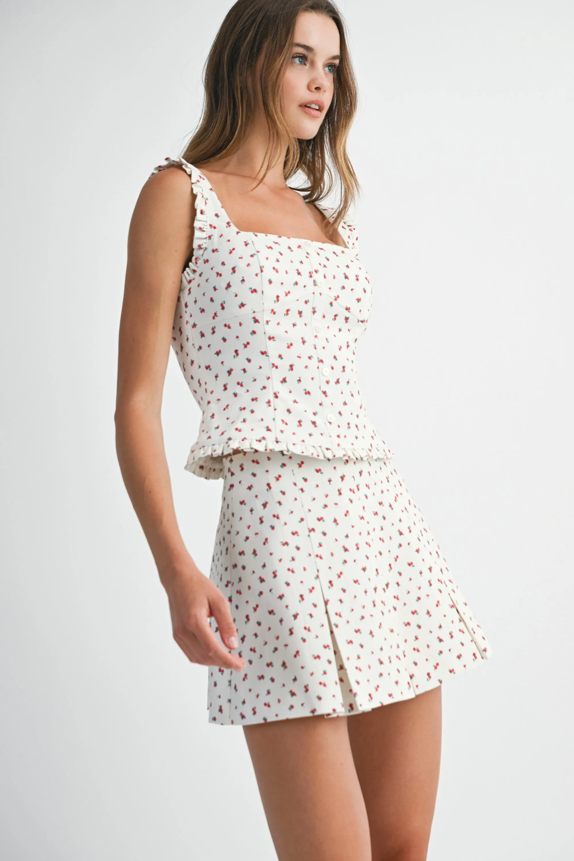 SIV FLORAL PRINTED TOP SKIRT SET sold by MABLE product image thumbnail 2