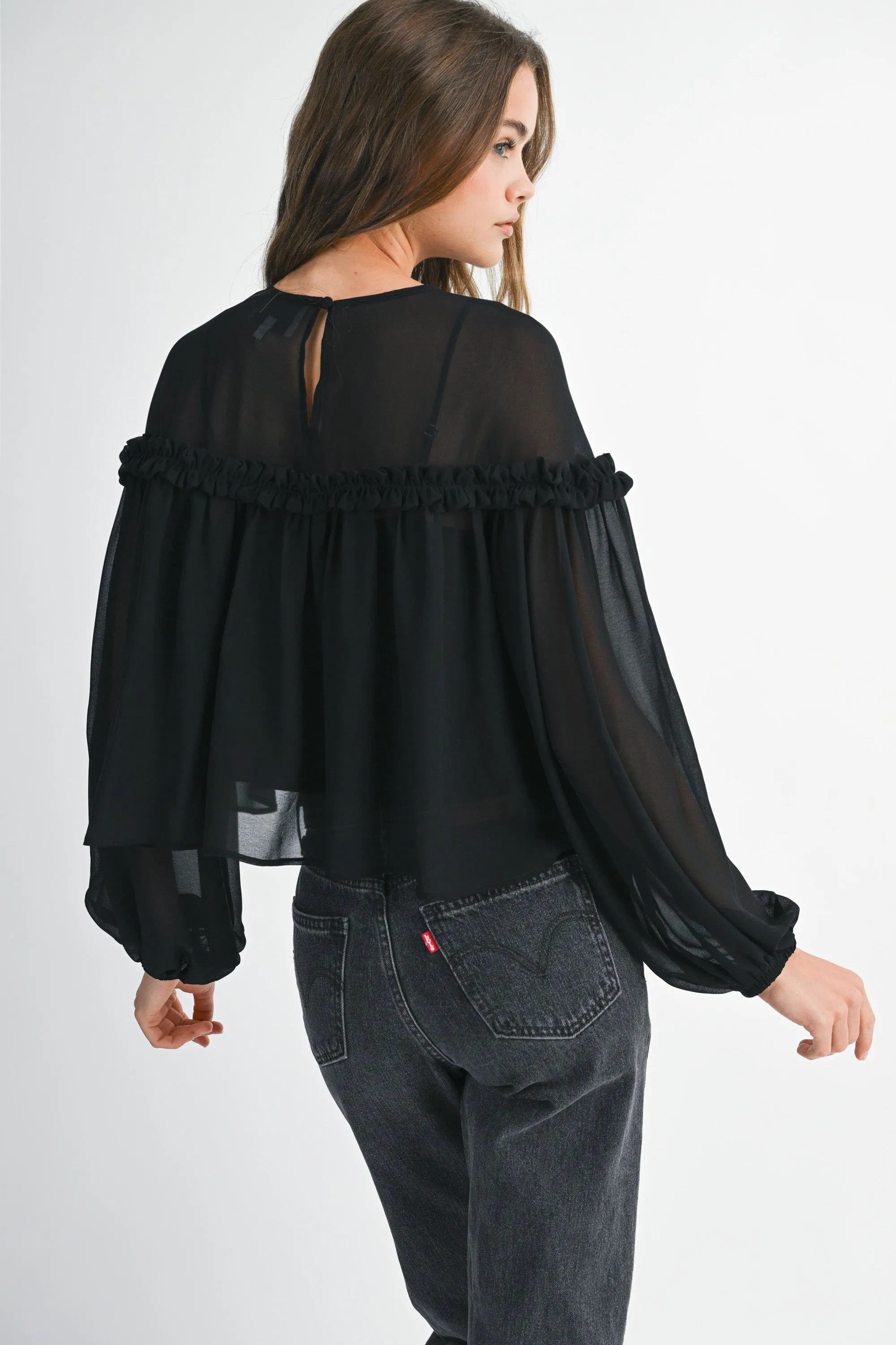 HARMONY CHIFFON BLOUSE sold by MABLE product image thumbnail 3