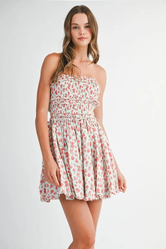 MERCY BODICE BUBBLE MINI DRESS sold by MABLE