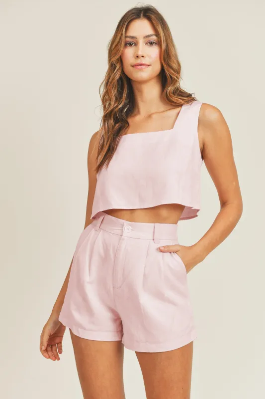ALIYA CROP TOP AND PANTS SET made by MABLE