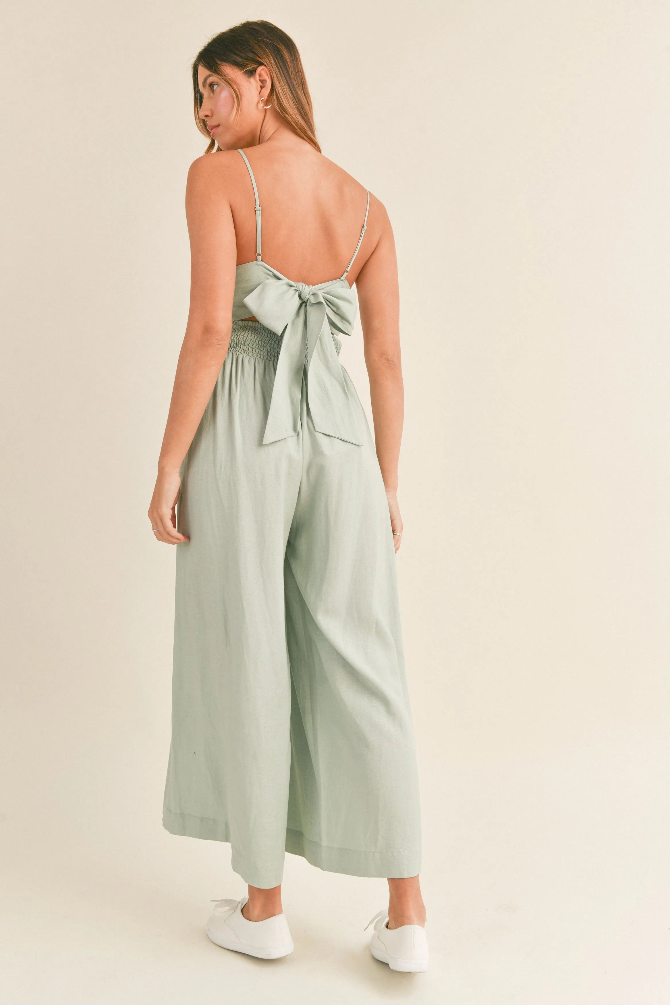 MARILYN FRONT DETAIL & BACK TIED JUMPSUIT sold by MABLE product image thumbnail 3
