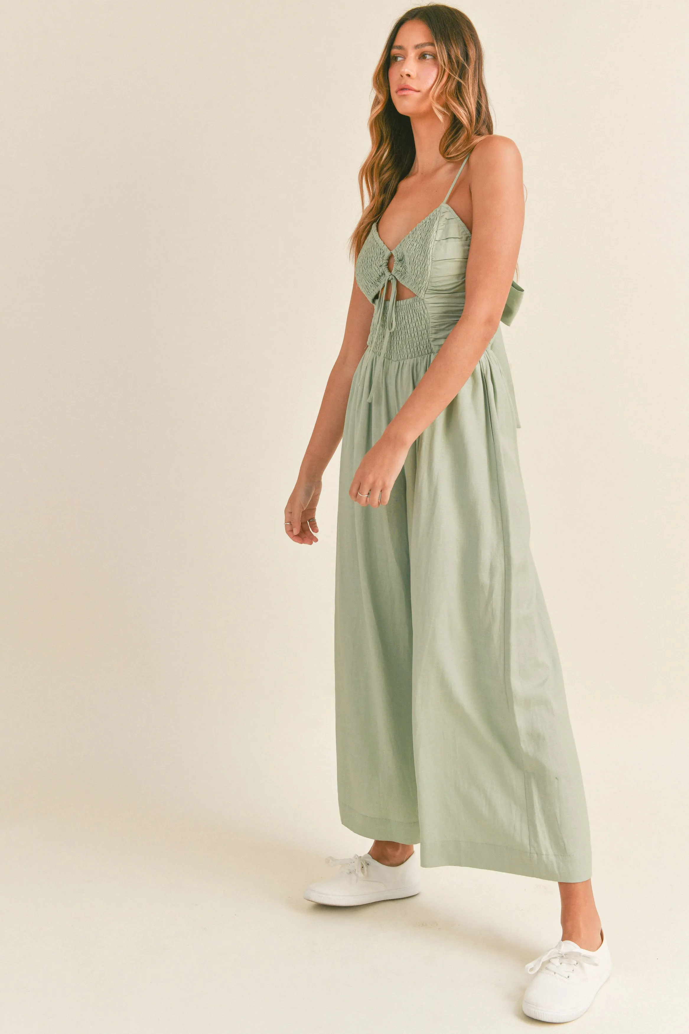 MARILYN FRONT DETAIL & BACK TIED JUMPSUIT sold by MABLE product image thumbnail 2