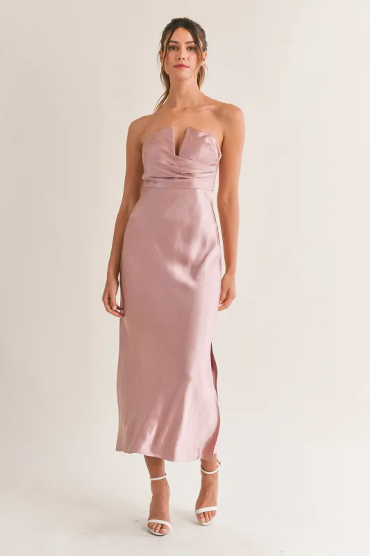 RONJA SLEEVELESS MIDI DRESS made by MABLE