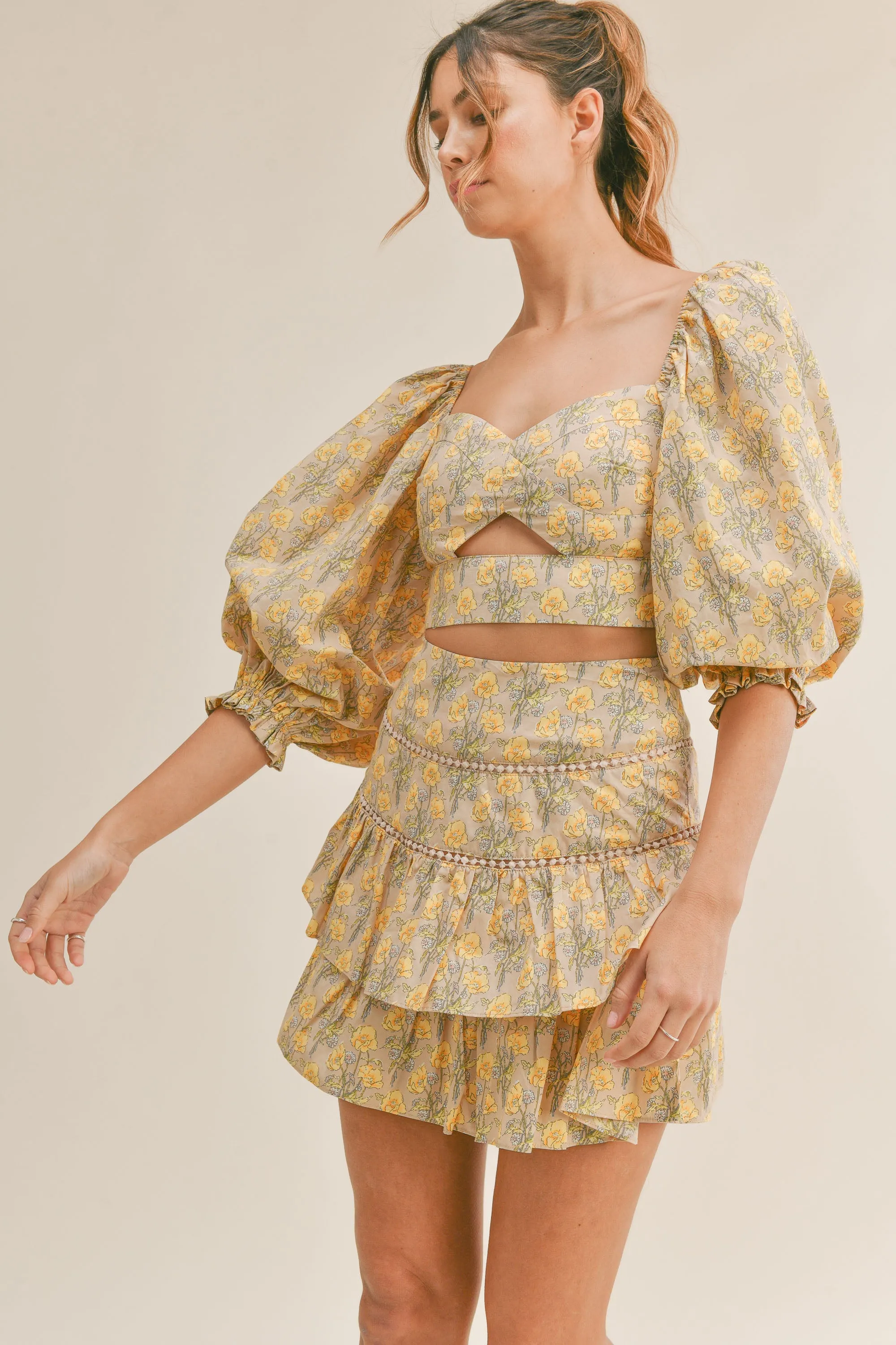 MALAYAH CUTOUT TOP AND SKIRT SET sold by MABLE product image thumbnail 2