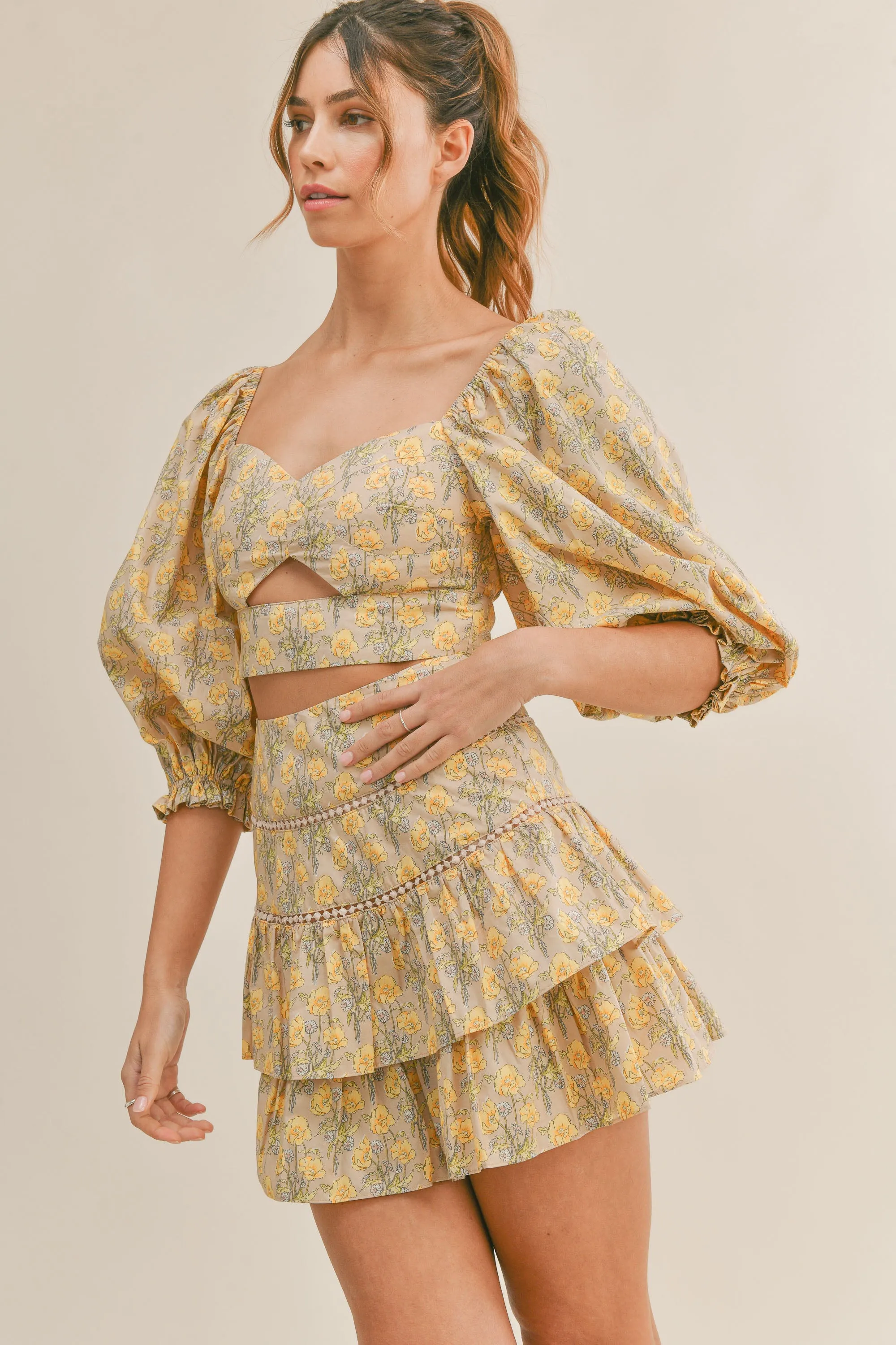 MALAYAH CUTOUT TOP AND SKIRT SET sold by MABLE product image thumbnail 5