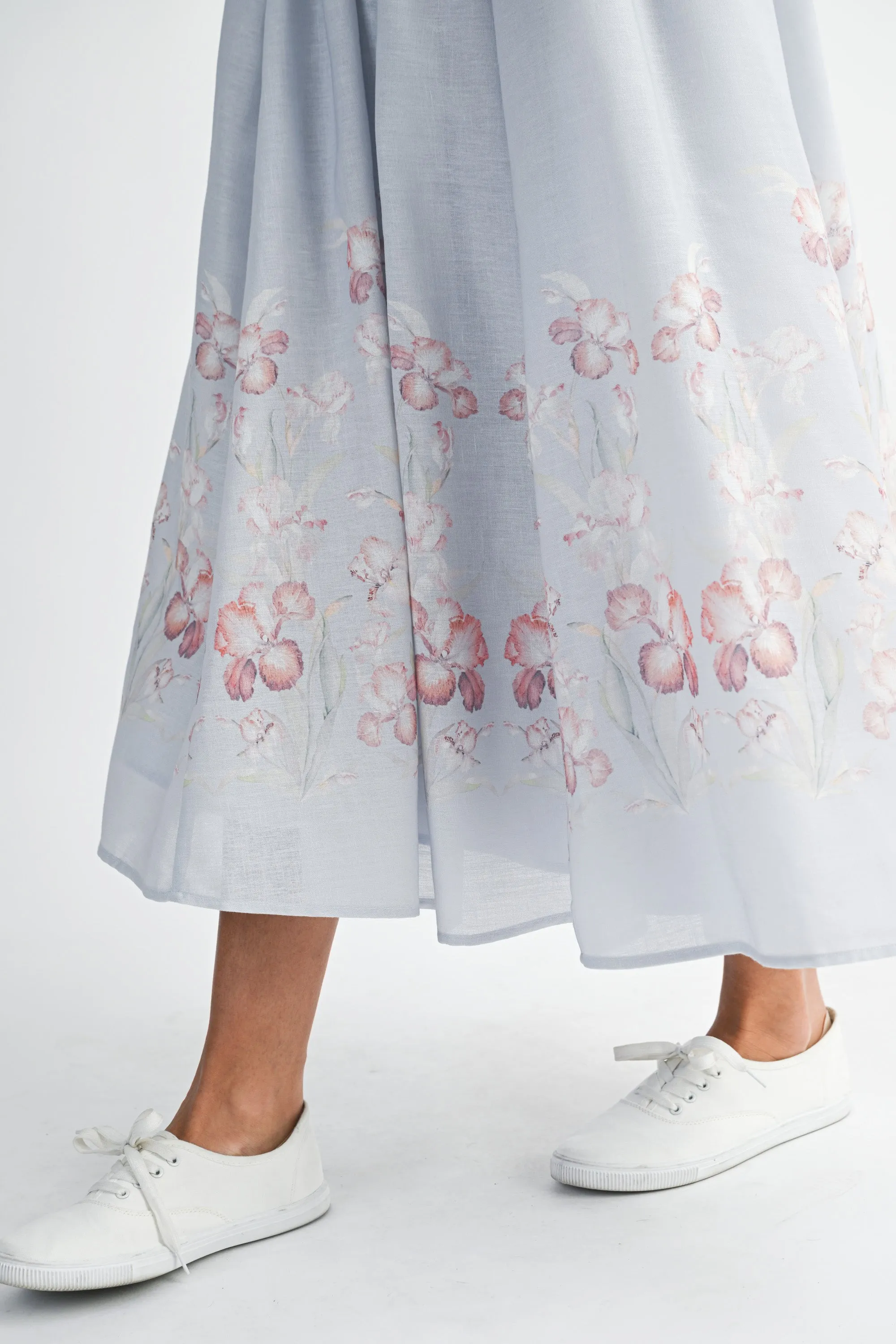 FLAVIA PRINTED BUSTIER MIDI DRESS sold by MABLE product image thumbnail 2
