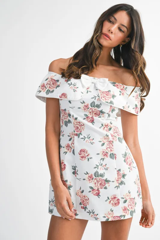KEANZIE OFF SHOULDER MIDI DRESS sold by MABLE