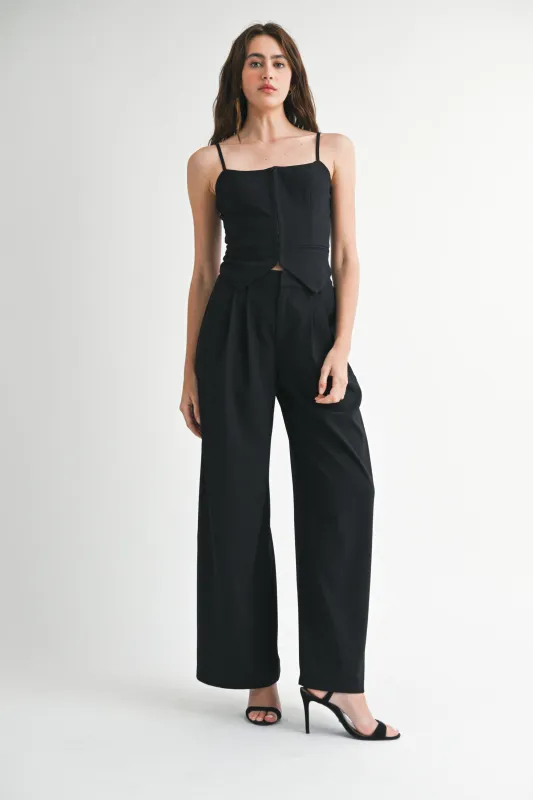 CHEYENNE SQUARE NECK VEST AND PANTS SET made by MABLE