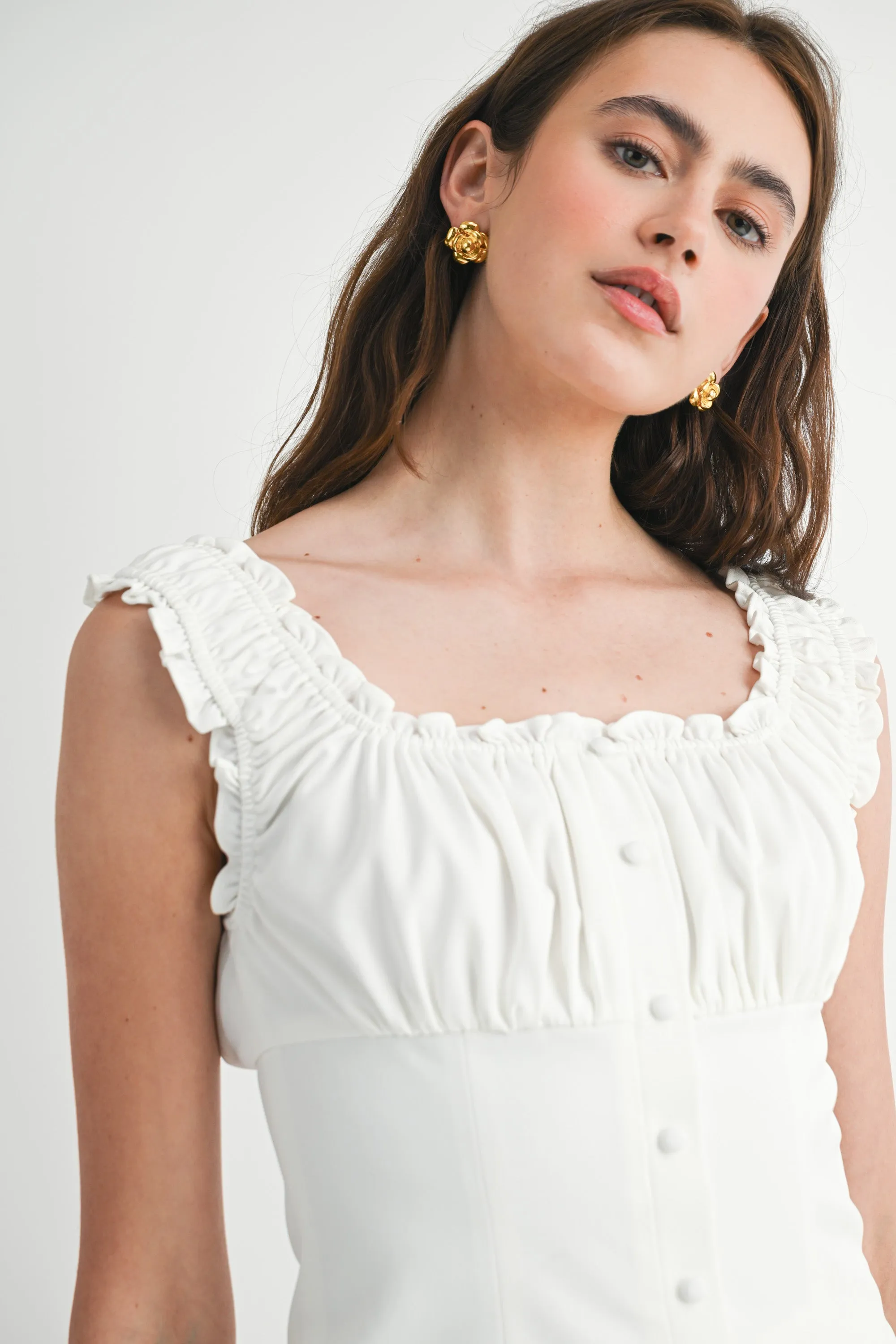 MARLEE SQUARE NECKLINE TOP AND SHORTS SET sold by MABLE product image thumbnail 4