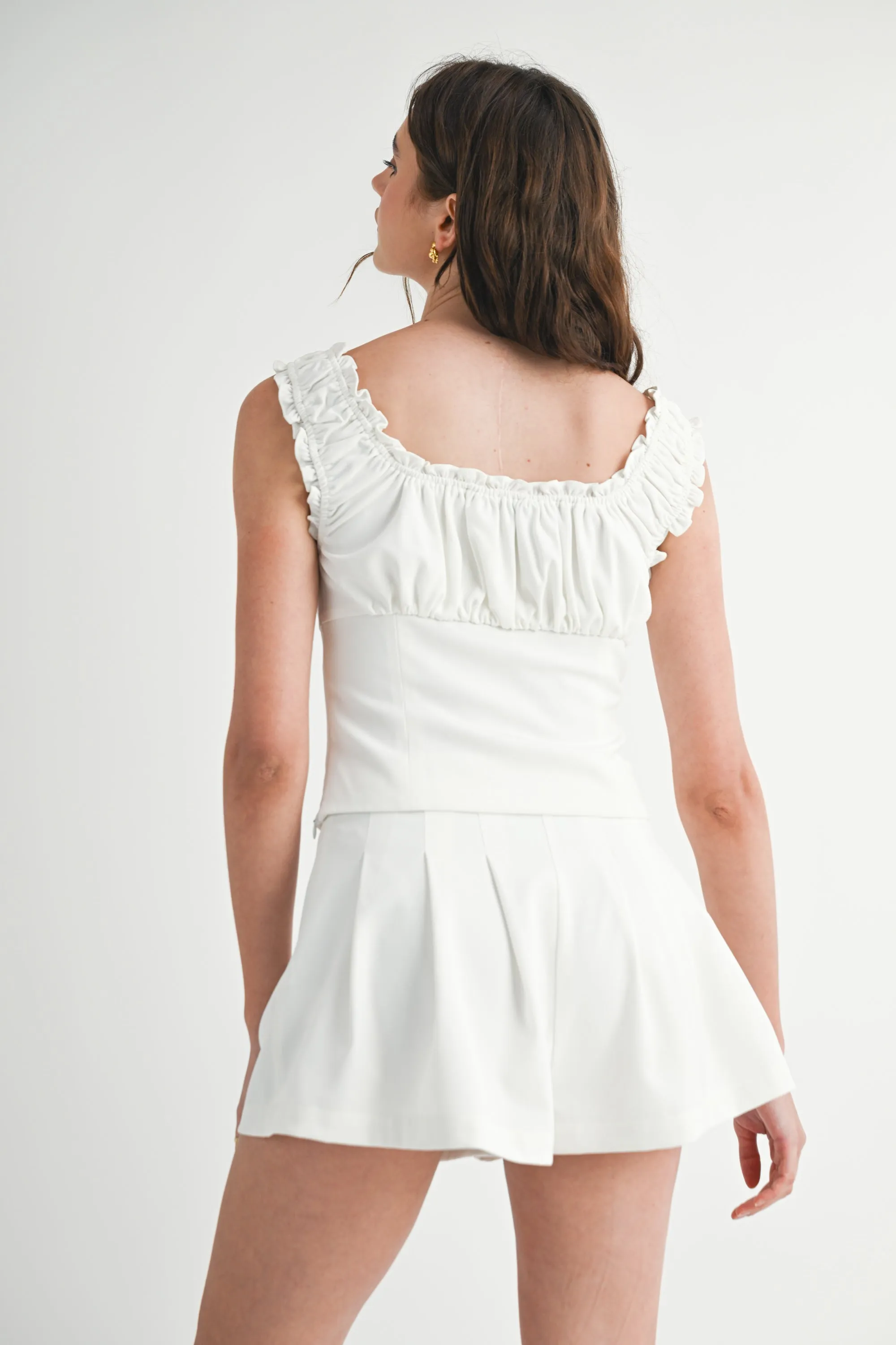 MARLEE SQUARE NECKLINE TOP AND SHORTS SET sold by MABLE product image thumbnail 3