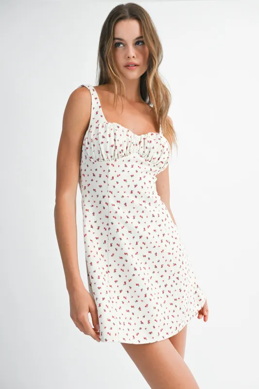 OCTAVIA FLORAL PRINTED MINI DRESS sold by MABLE