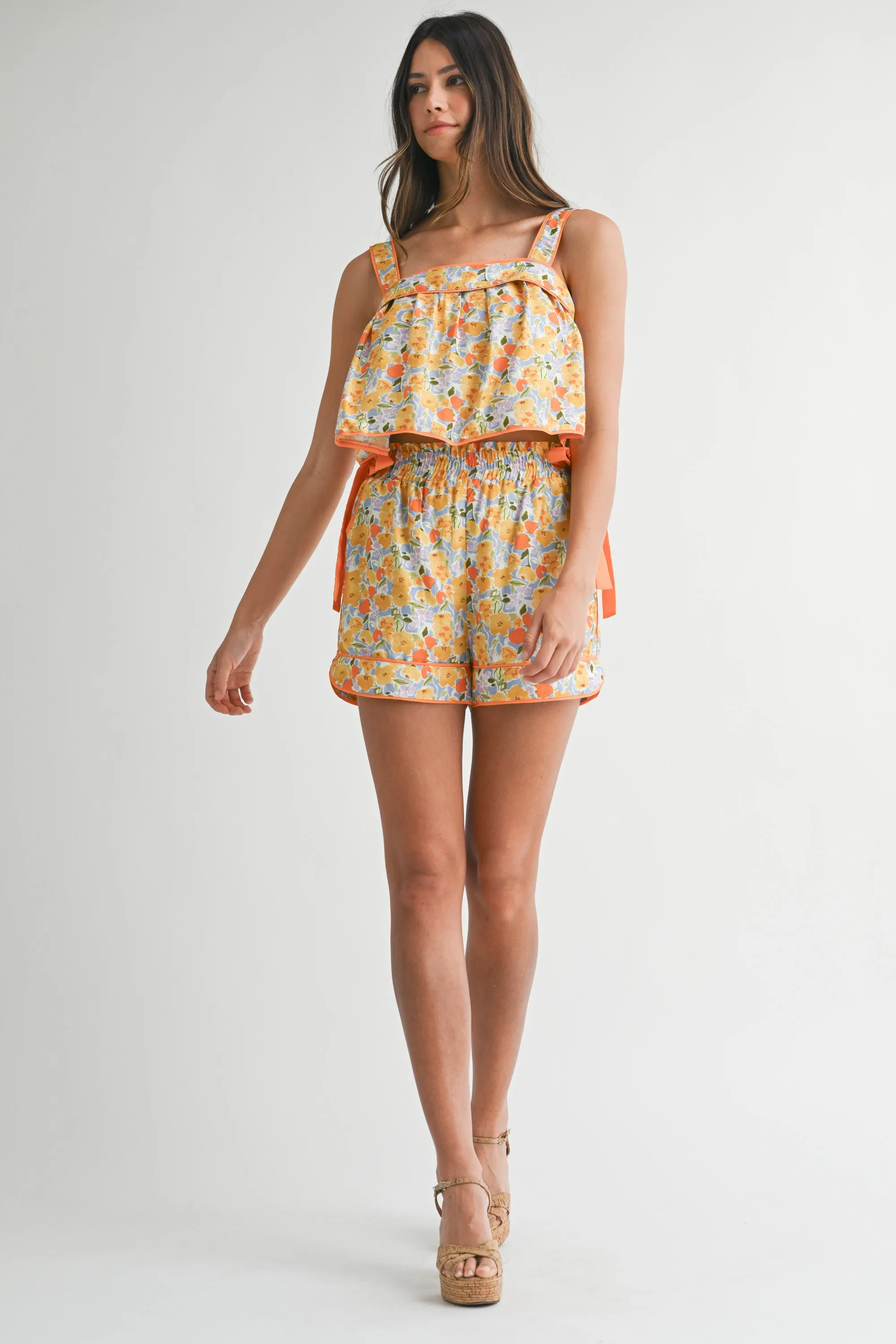 LENNON SHOULDER TIE TOP AND SHORTS SET sold by MABLE product image thumbnail 5
