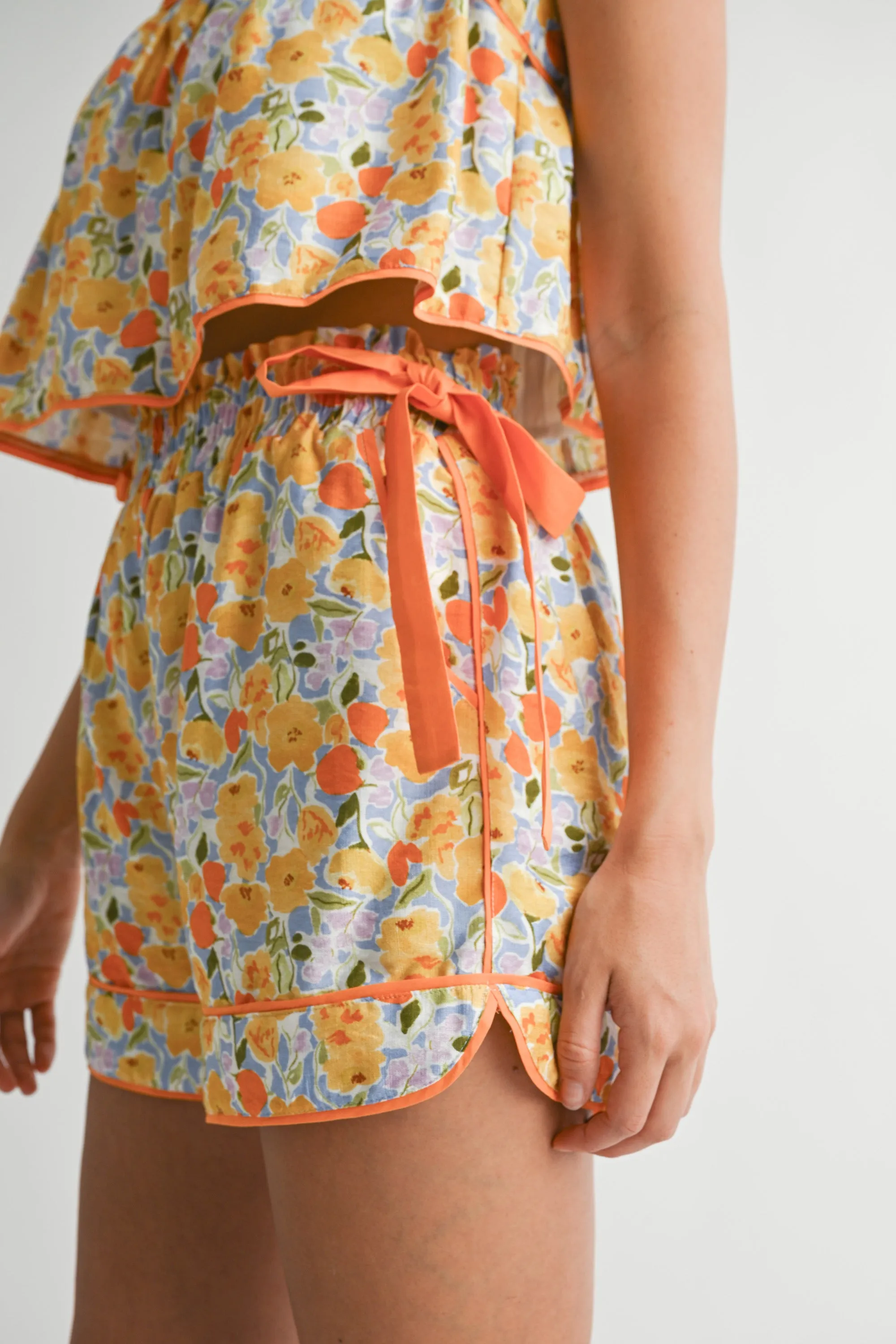 LENNON SHOULDER TIE TOP AND SHORTS SET sold by MABLE product image thumbnail 4
