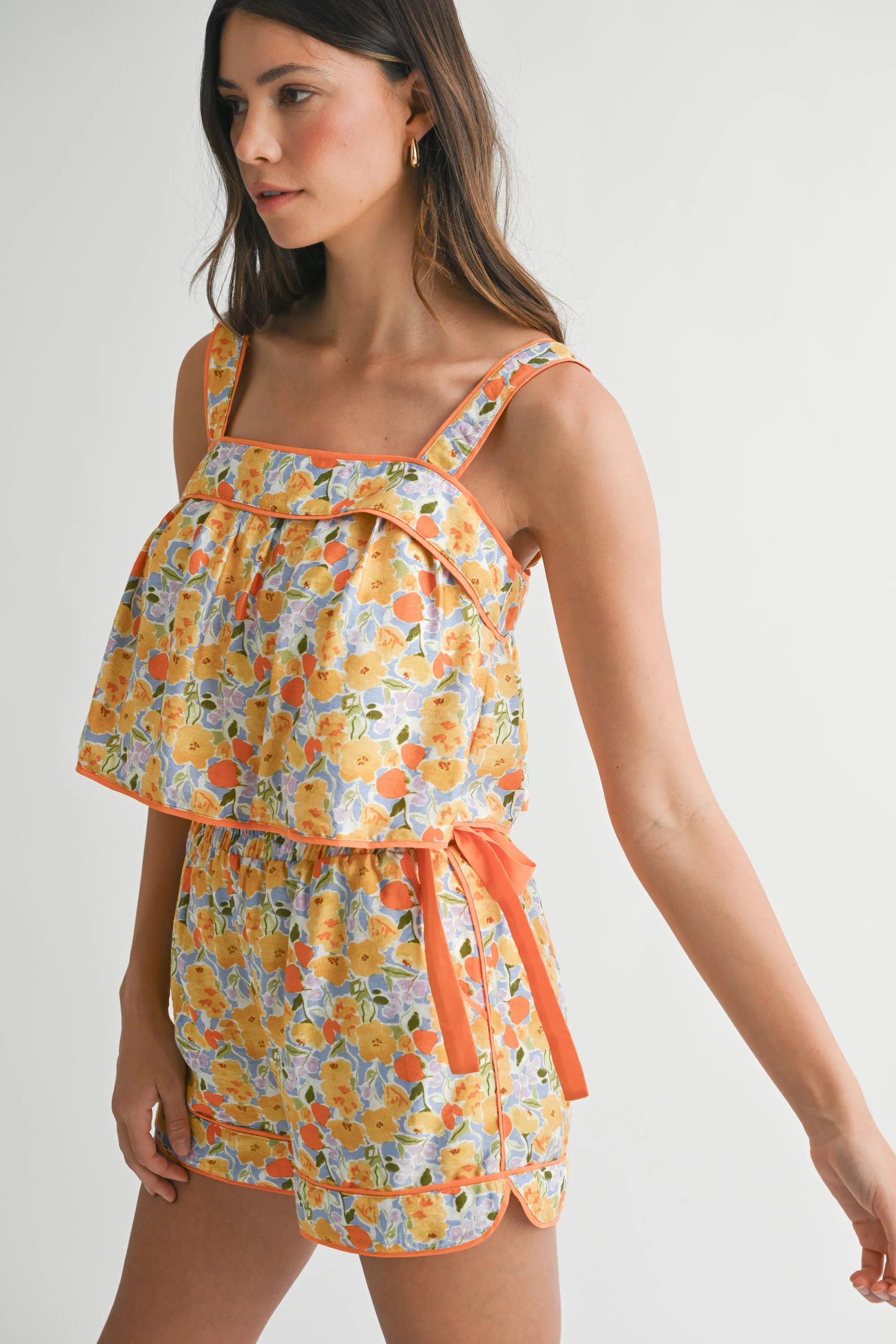 LENNON SHOULDER TIE TOP AND SHORTS SET sold by MABLE product image thumbnail 2