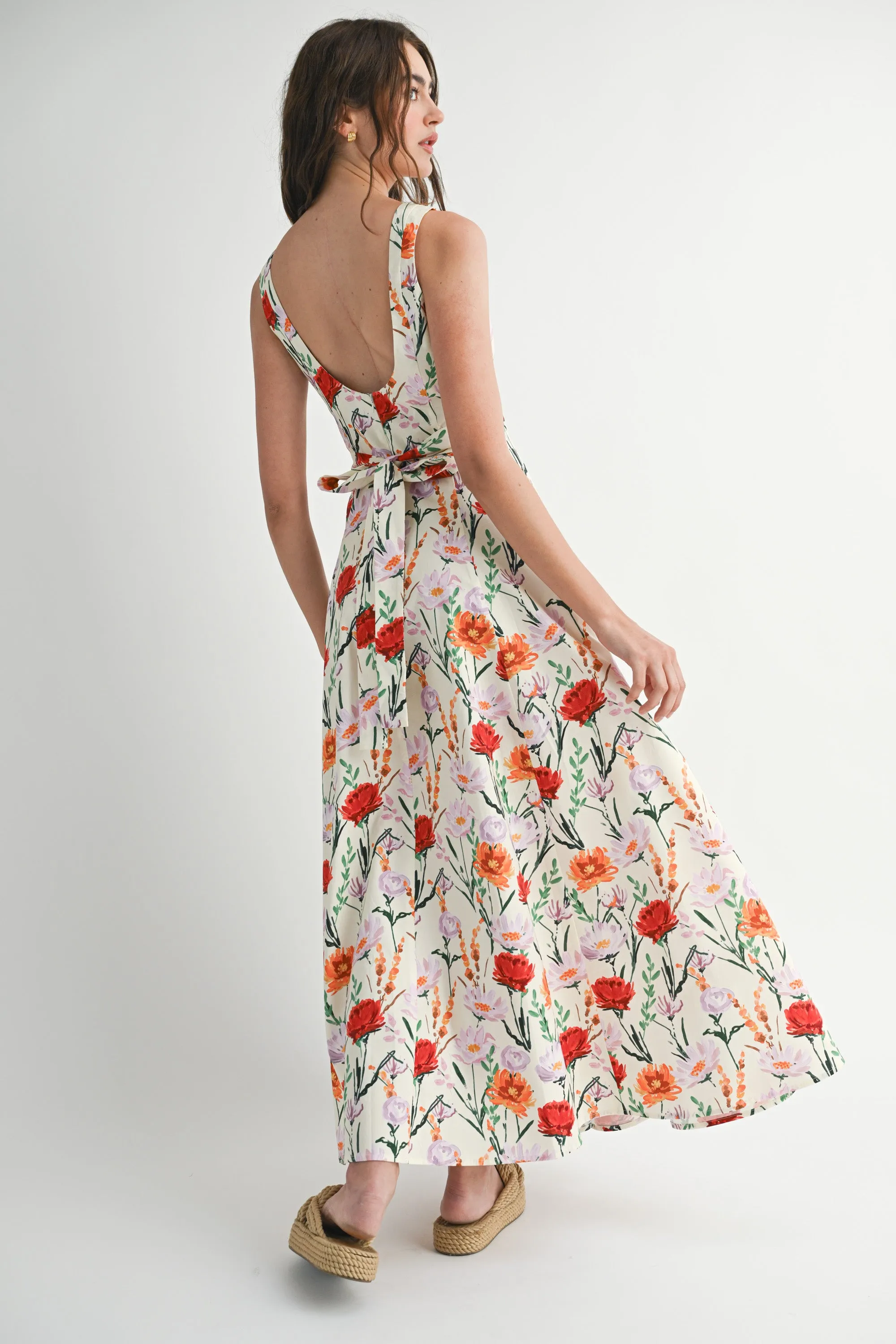 DIANA FLORAL SLEEVELESS MAXI DRESS sold by MABLE product image thumbnail 3