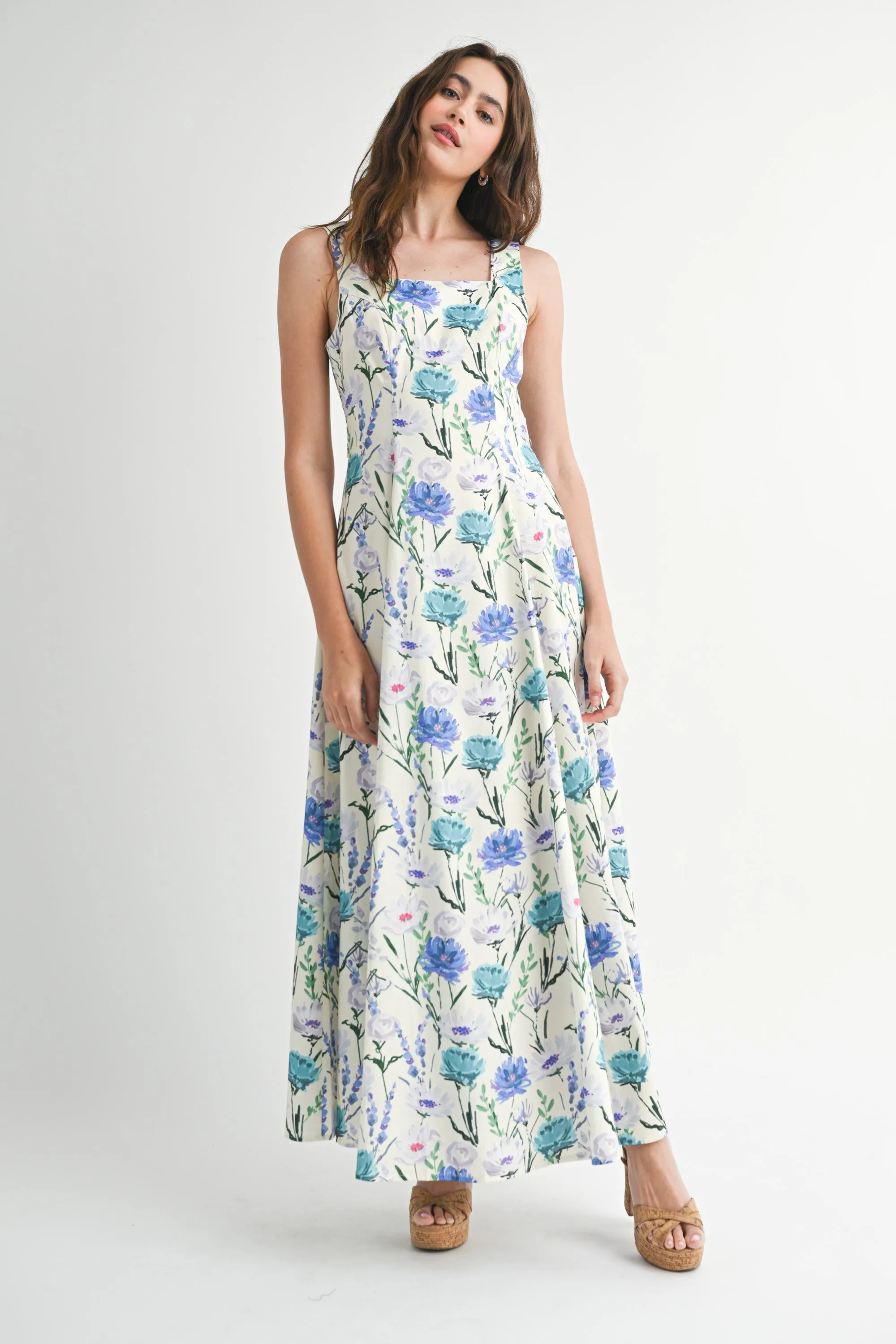 DIANA FLORAL SLEEVELESS MAXI DRESS sold by MABLE product image thumbnail 5