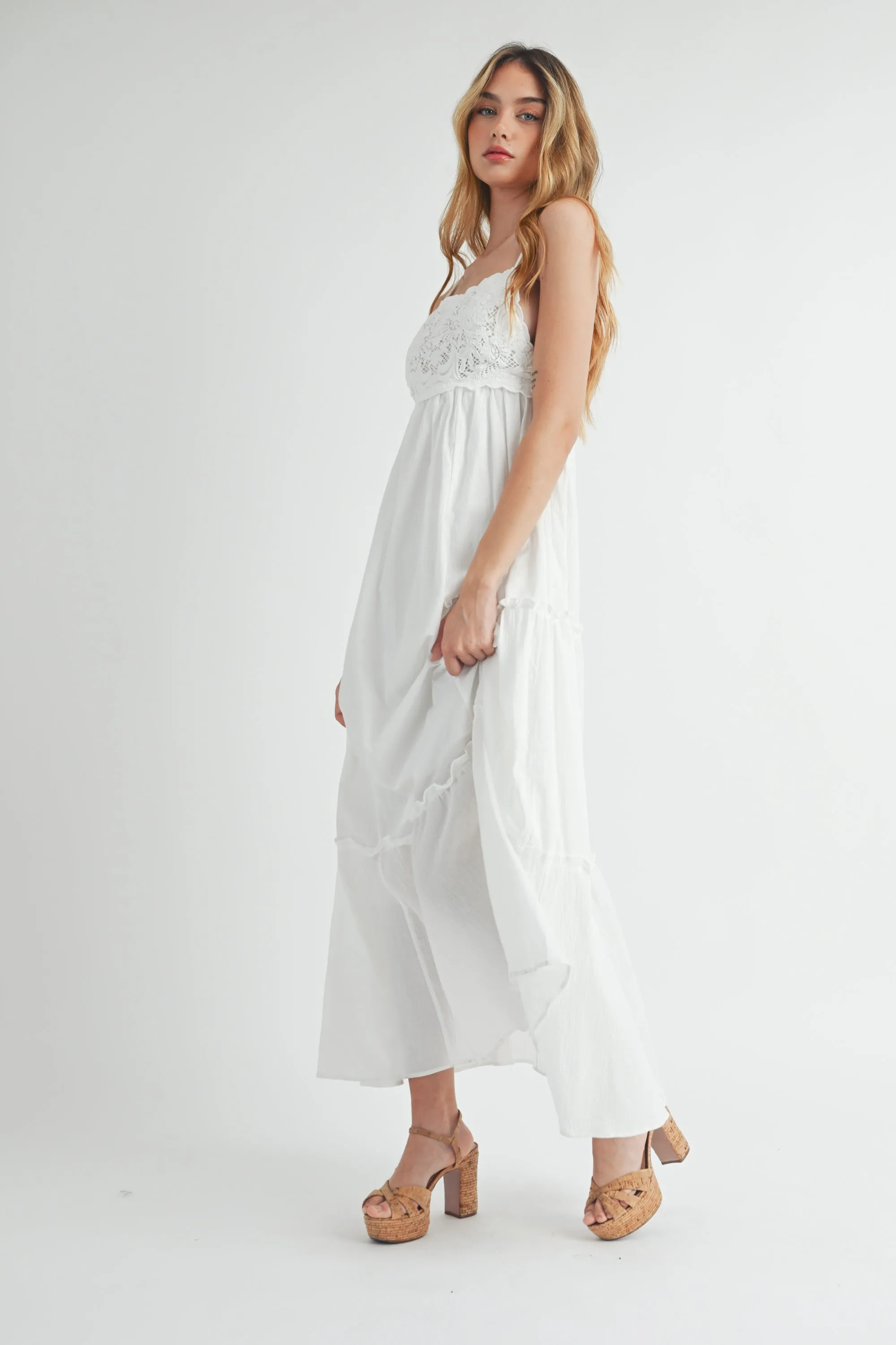 IYLA EMBROIDERED SLEEVELESS MAXI DRESS sold by MABLE product image thumbnail 2
