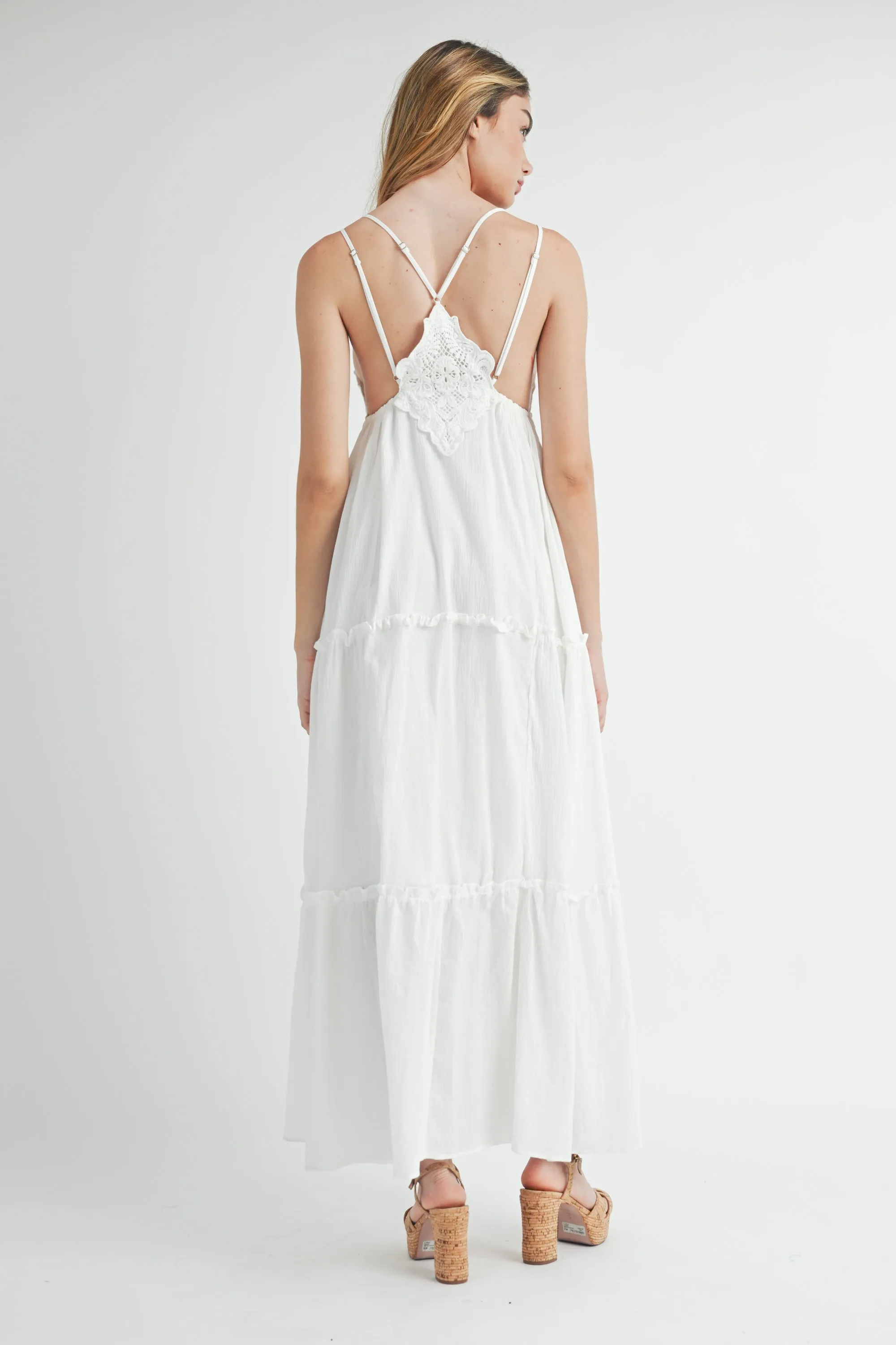 IYLA EMBROIDERED SLEEVELESS MAXI DRESS sold by MABLE product image thumbnail 3