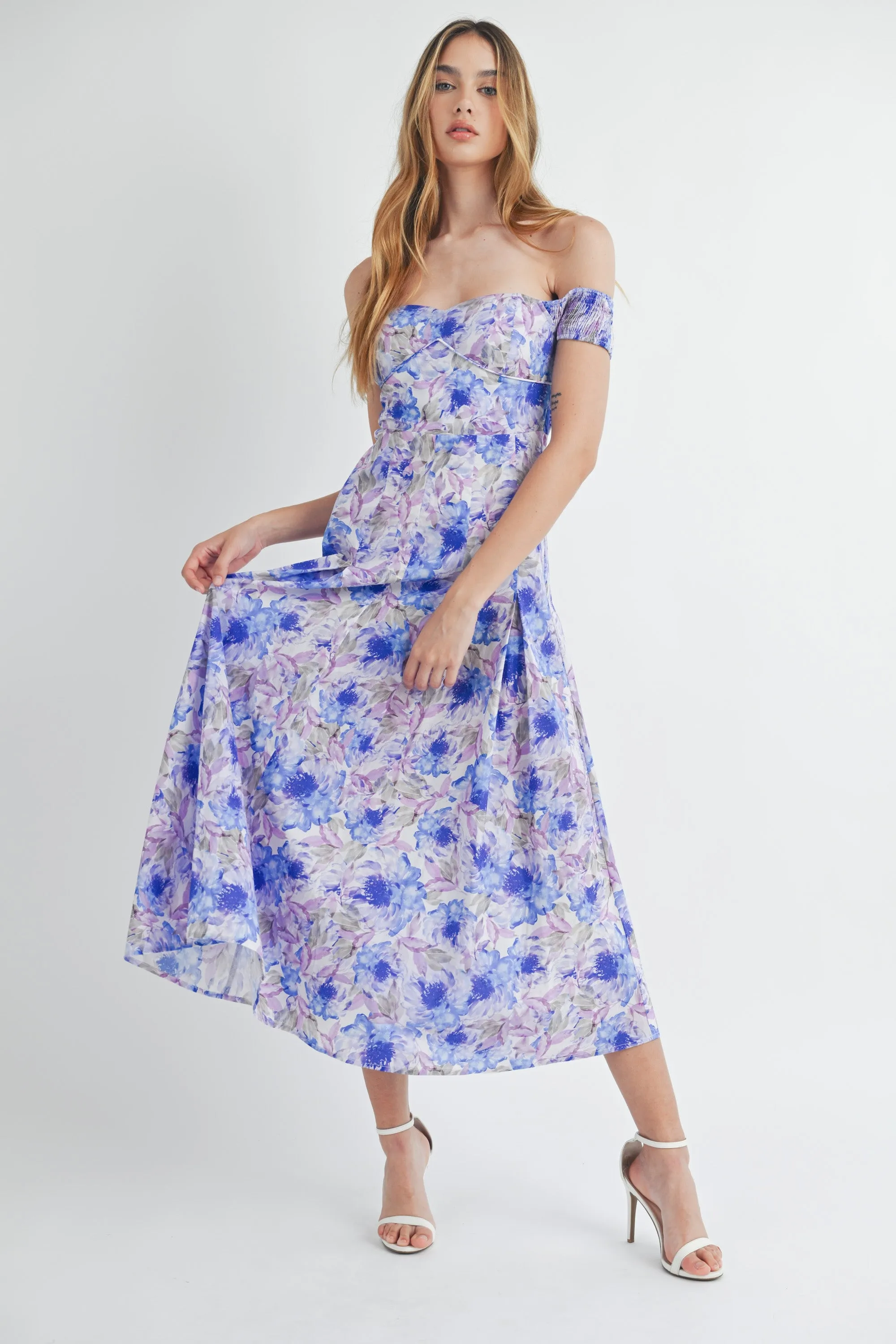 SOPHIE OFF SHOULDER MIDI DRESS sold by MABLE product image thumbnail 2