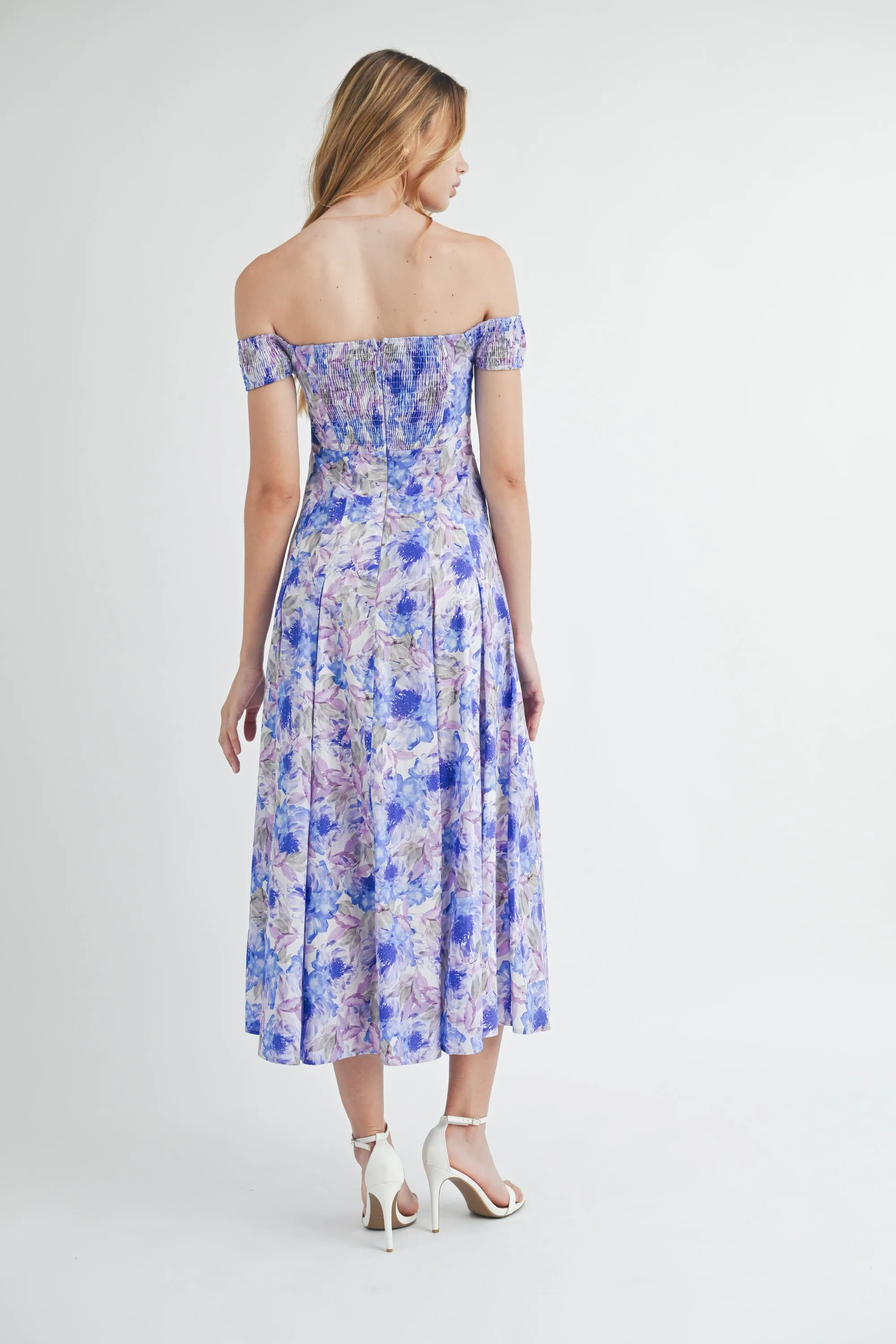 SOPHIE OFF SHOULDER MIDI DRESS sold by MABLE product image thumbnail 4