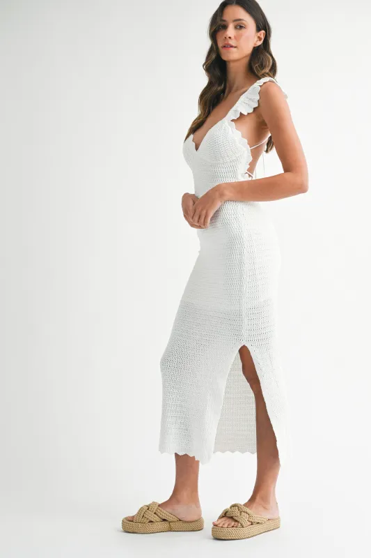 OPHELIA KNIT MAXI DRESS made by MABLE