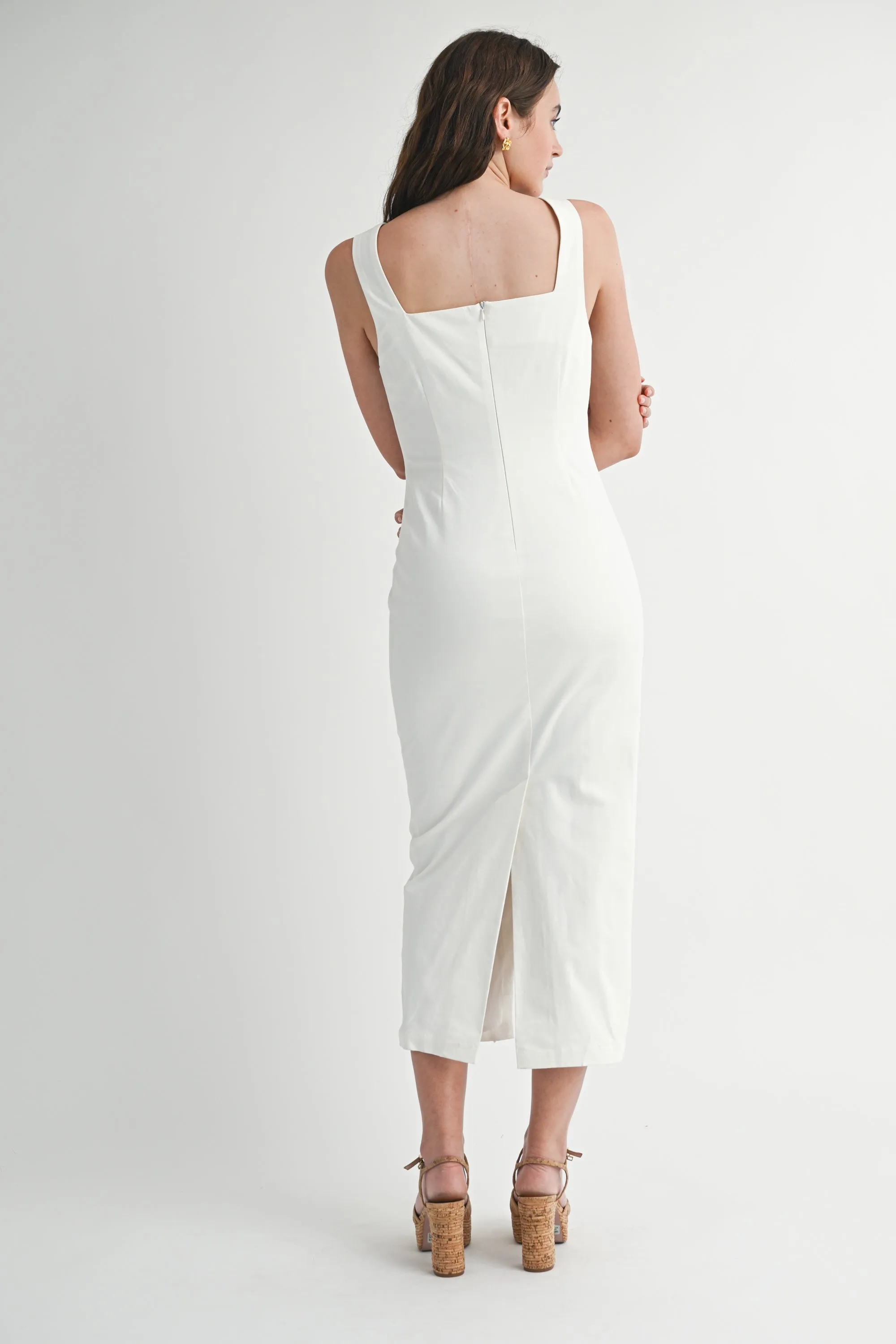 CALLIOPE SLEEVELESS MIDI DRESS sold by MABLE product image thumbnail 3