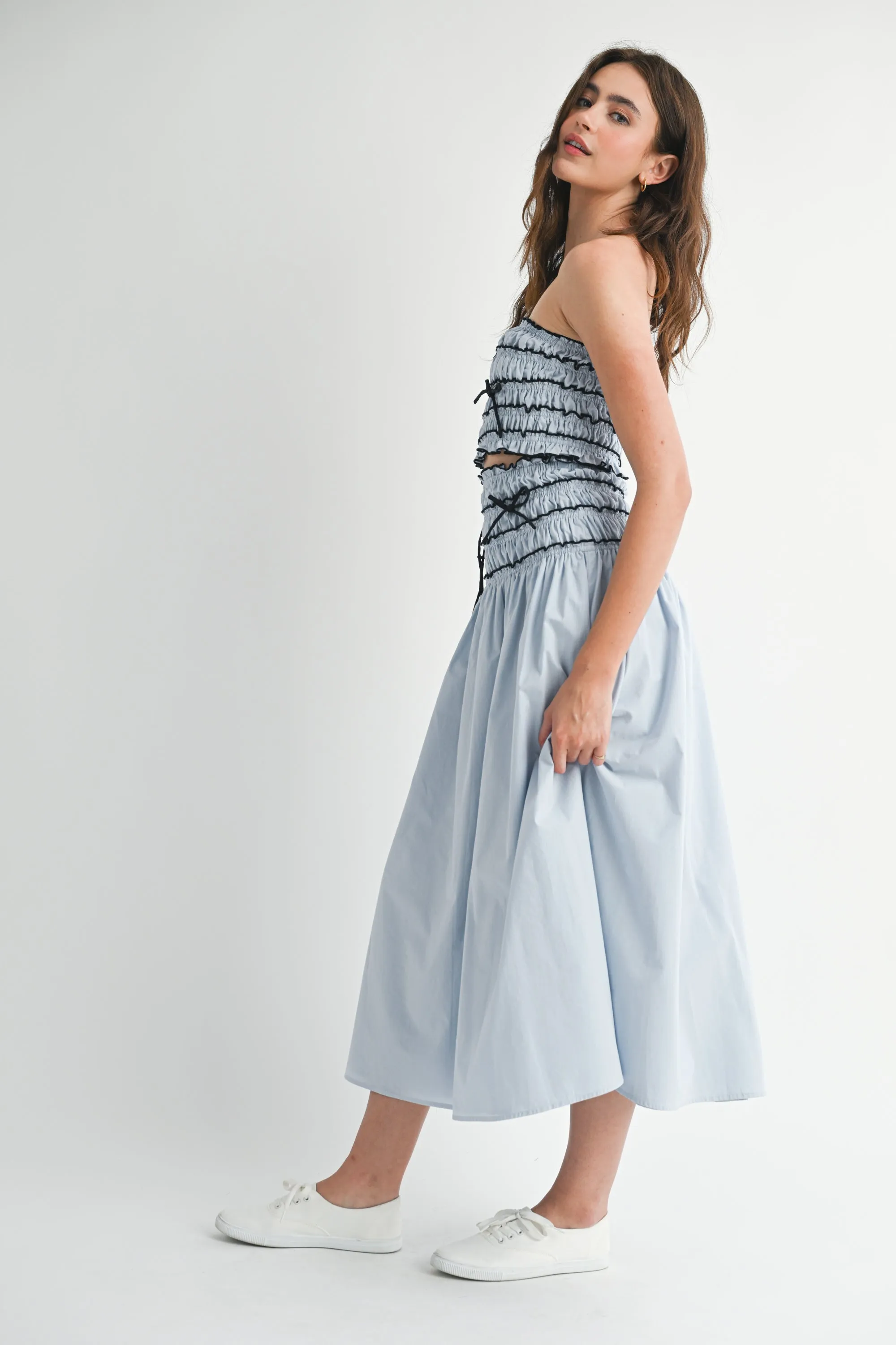 MARYAM TUBE TOP MIDI SKIRT SET sold by MABLE product image thumbnail 2