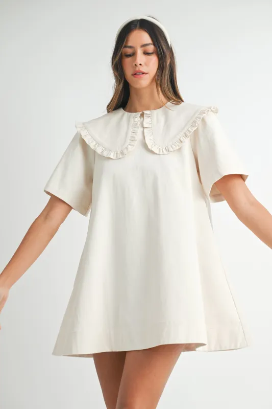 ZANIYAH PETER PAN COLLAR DRESS made by MABLE