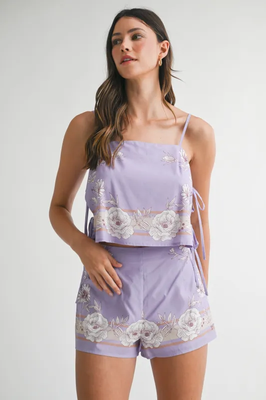 MEIRA CROP TOP AND SHORTS SET sold by MABLE