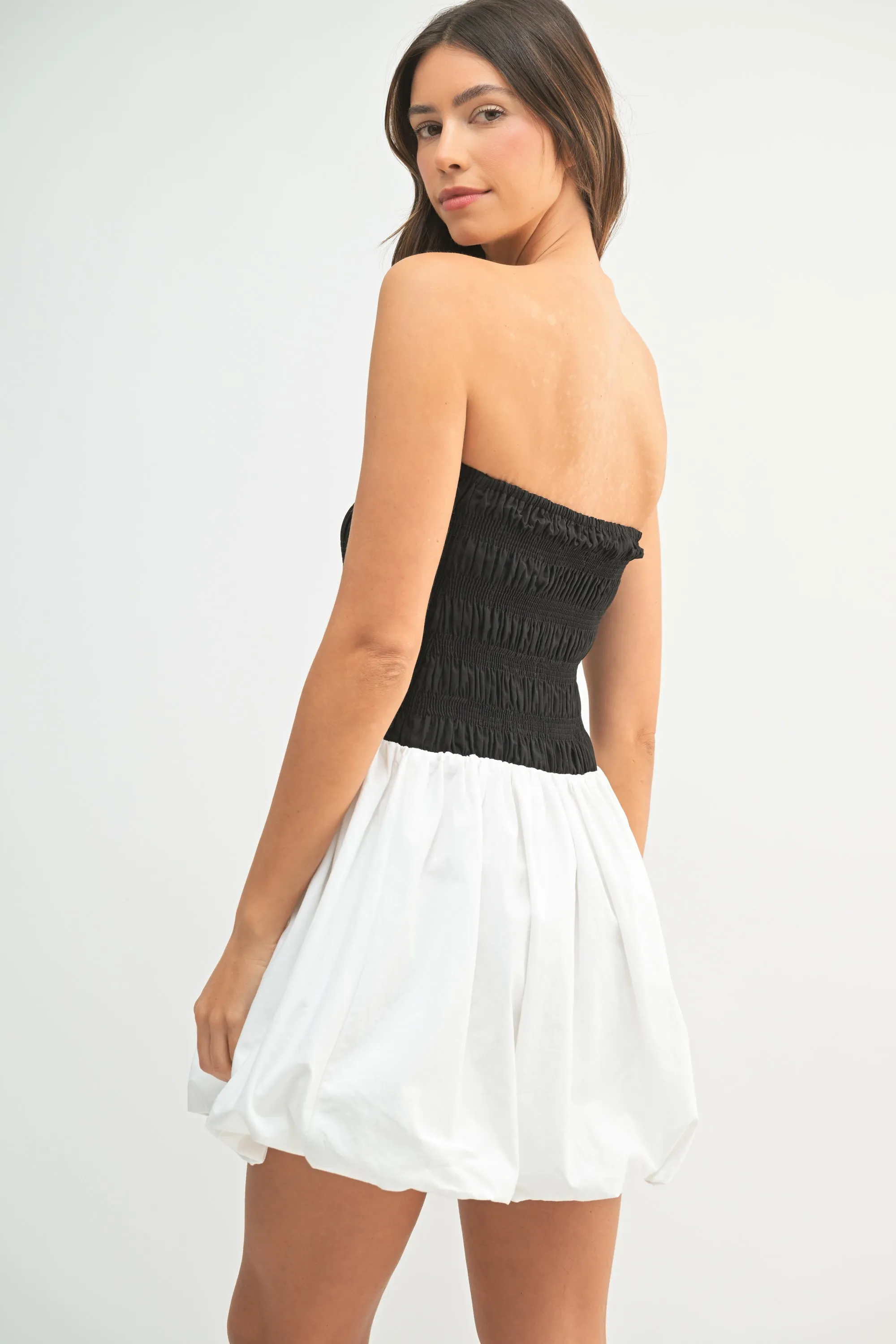 LOHAN BUBBLE HEM TUBE MINI DRESS sold by MABLE product image thumbnail 2