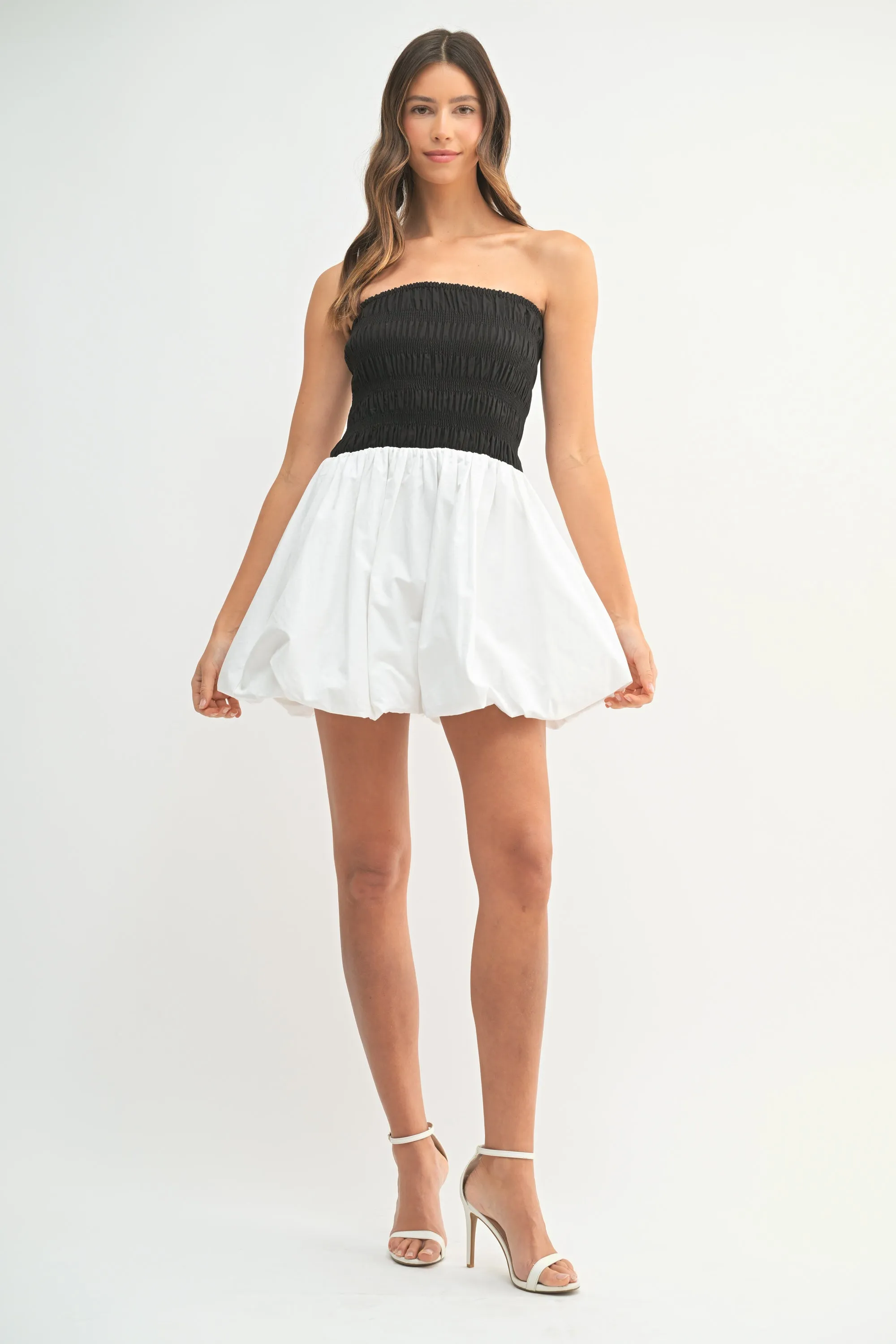 LOHAN BUBBLE HEM TUBE MINI DRESS sold by MABLE product image thumbnail 5