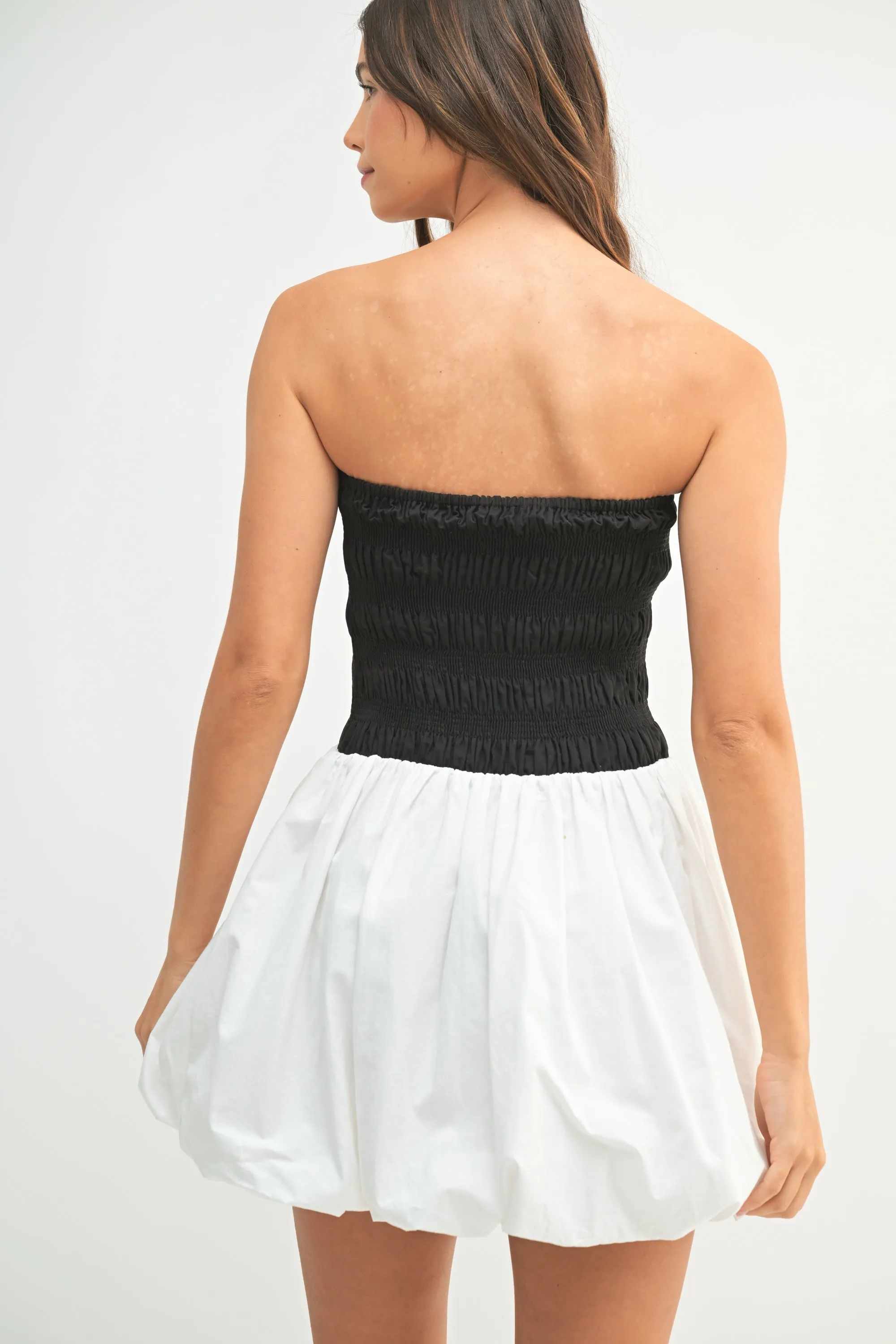 LOHAN BUBBLE HEM TUBE MINI DRESS sold by MABLE product image thumbnail 3