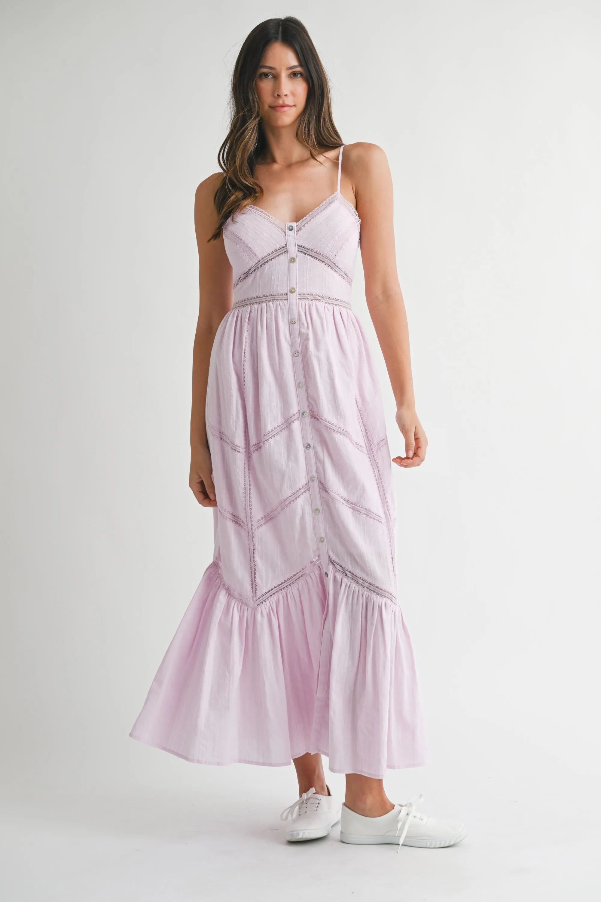 LILLEMORE LACE TRIM STRAP DRESS sold by MABLE product image thumbnail 5