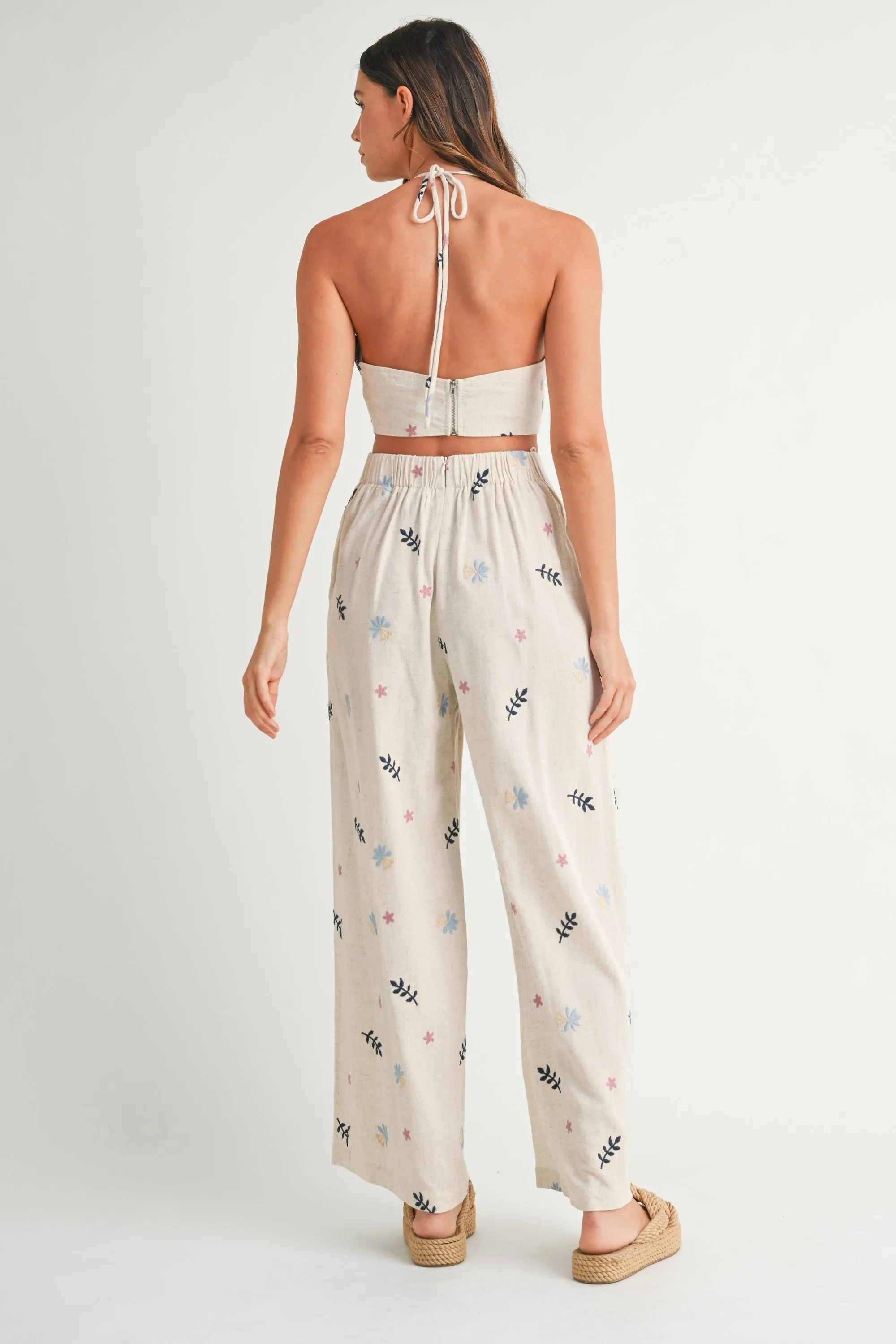 AMIRI CONTRAST SCALLOP TOP PANTS SET sold by MABLE product image thumbnail 3
