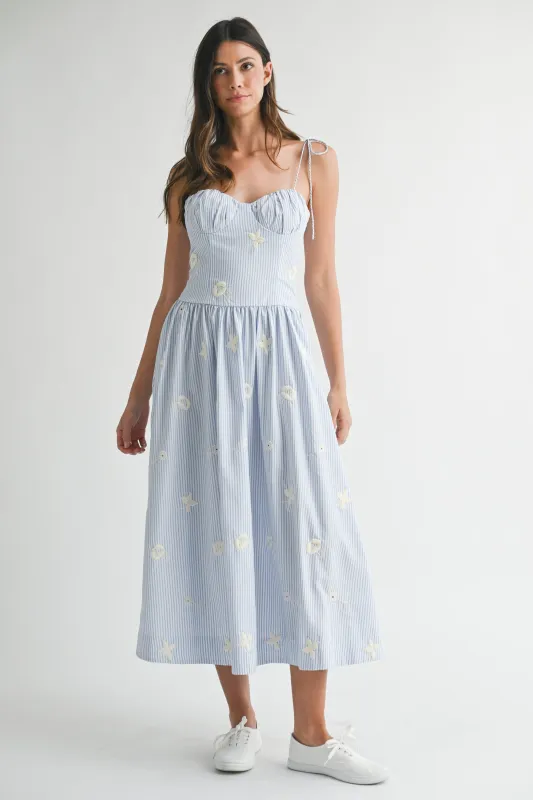 NOELYN DROP WAIST DRESS made by MABLE