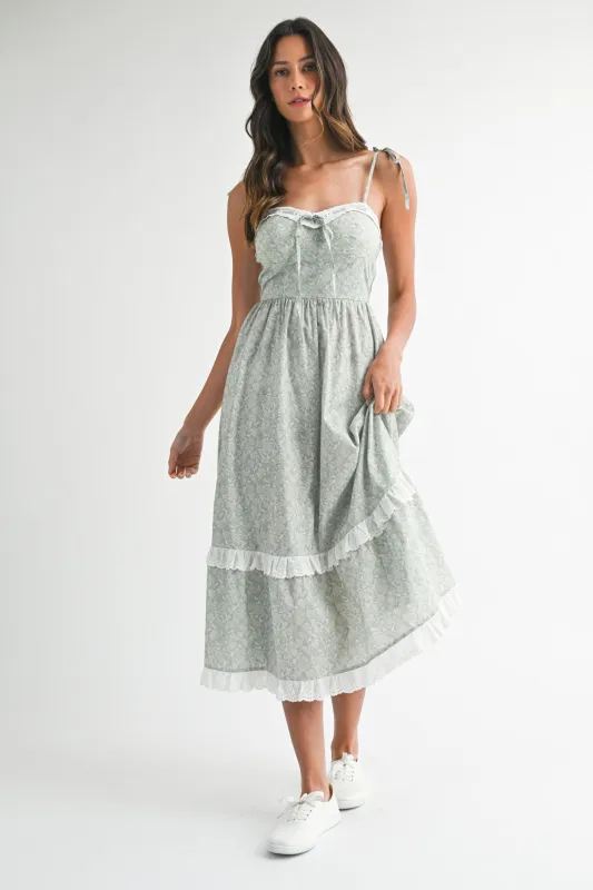 CASSANDRA FIT AND FLARE DRESS sold by MABLE